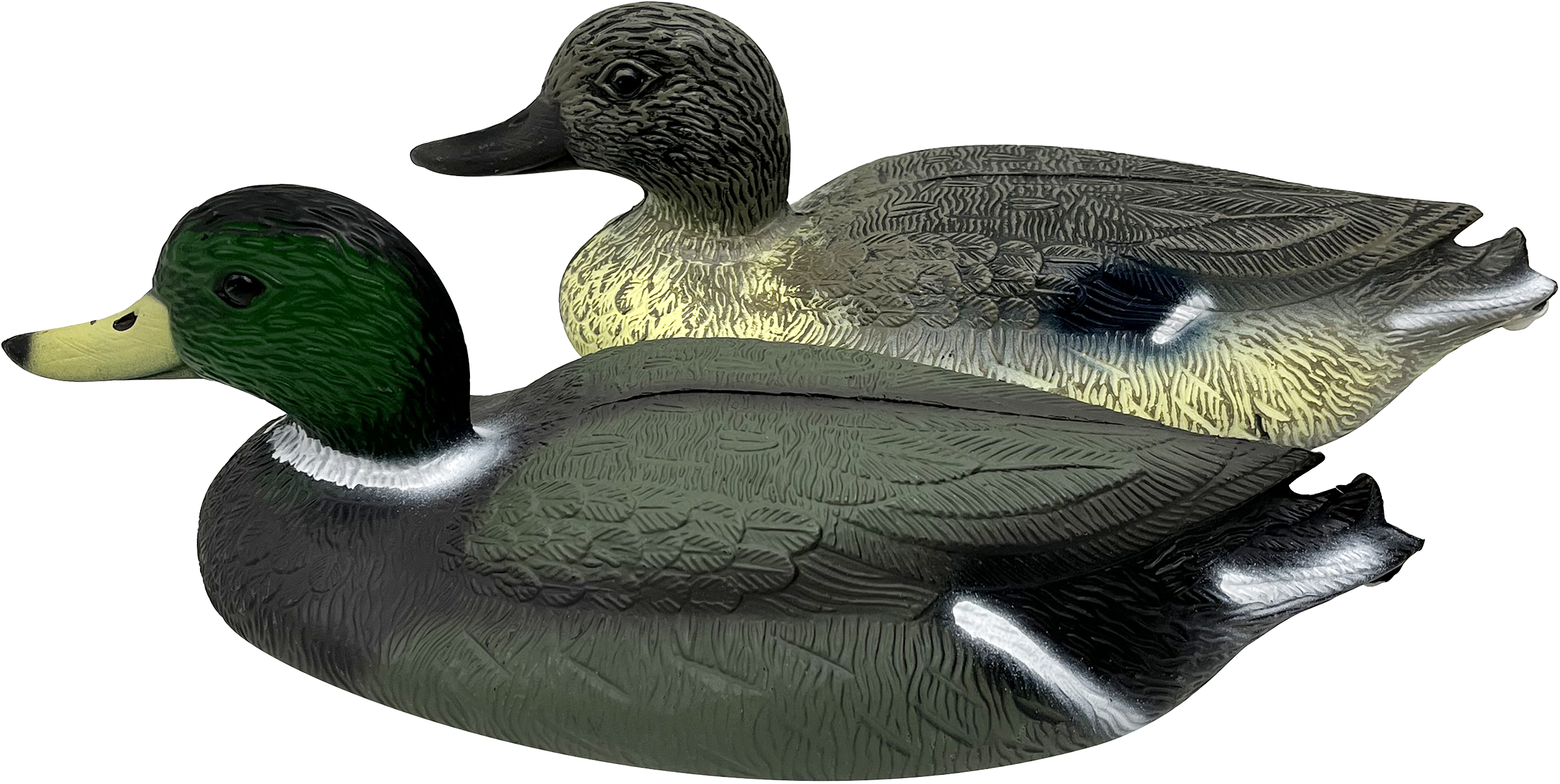 Изображение товара Фигура декоративная для водоемов Селезень/Утка 36х15х15см, Арт. GVFTA004