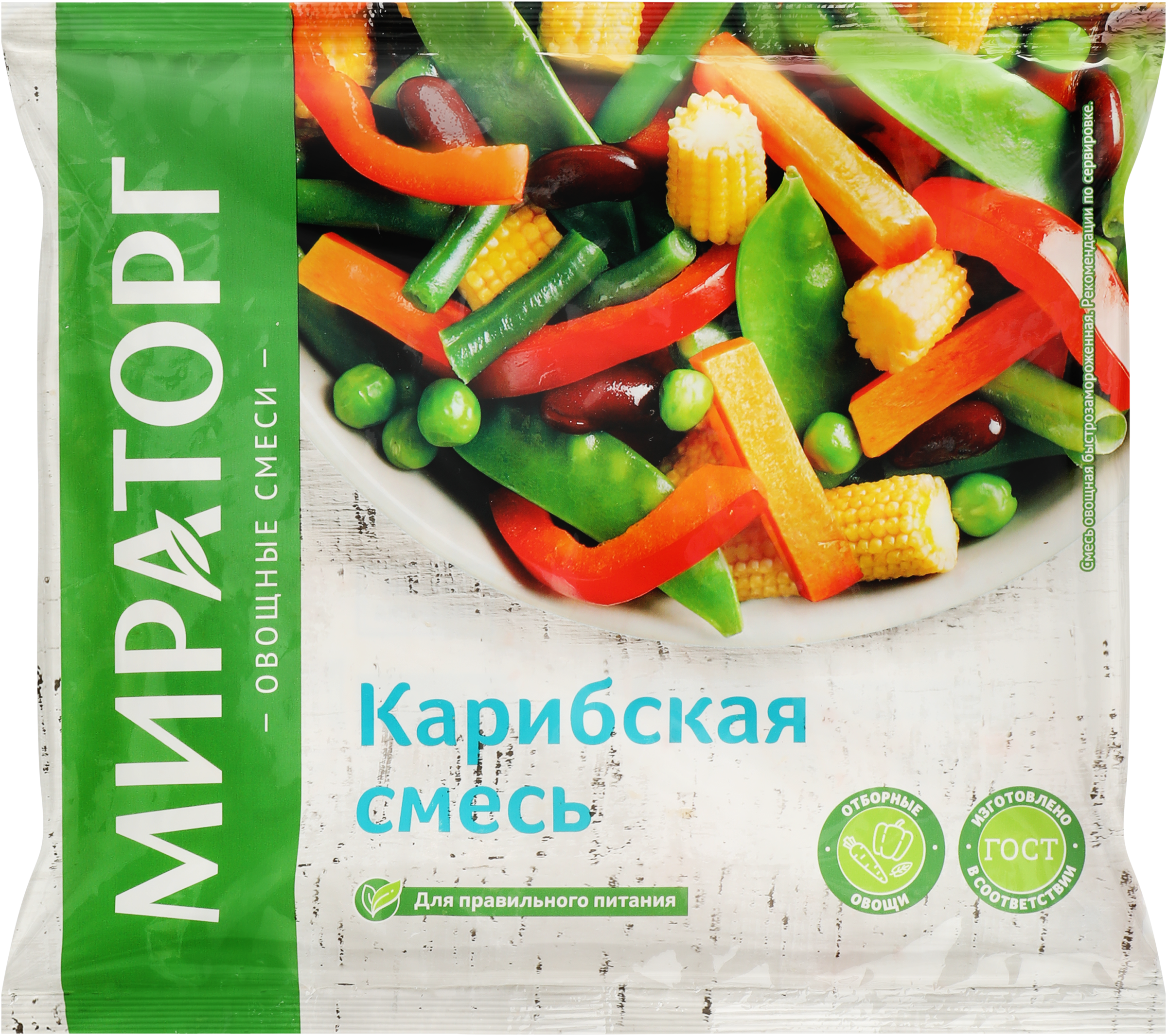 Изображение товара Смесь овощная МИРАТОРГ Vитамин Карибская, 400г