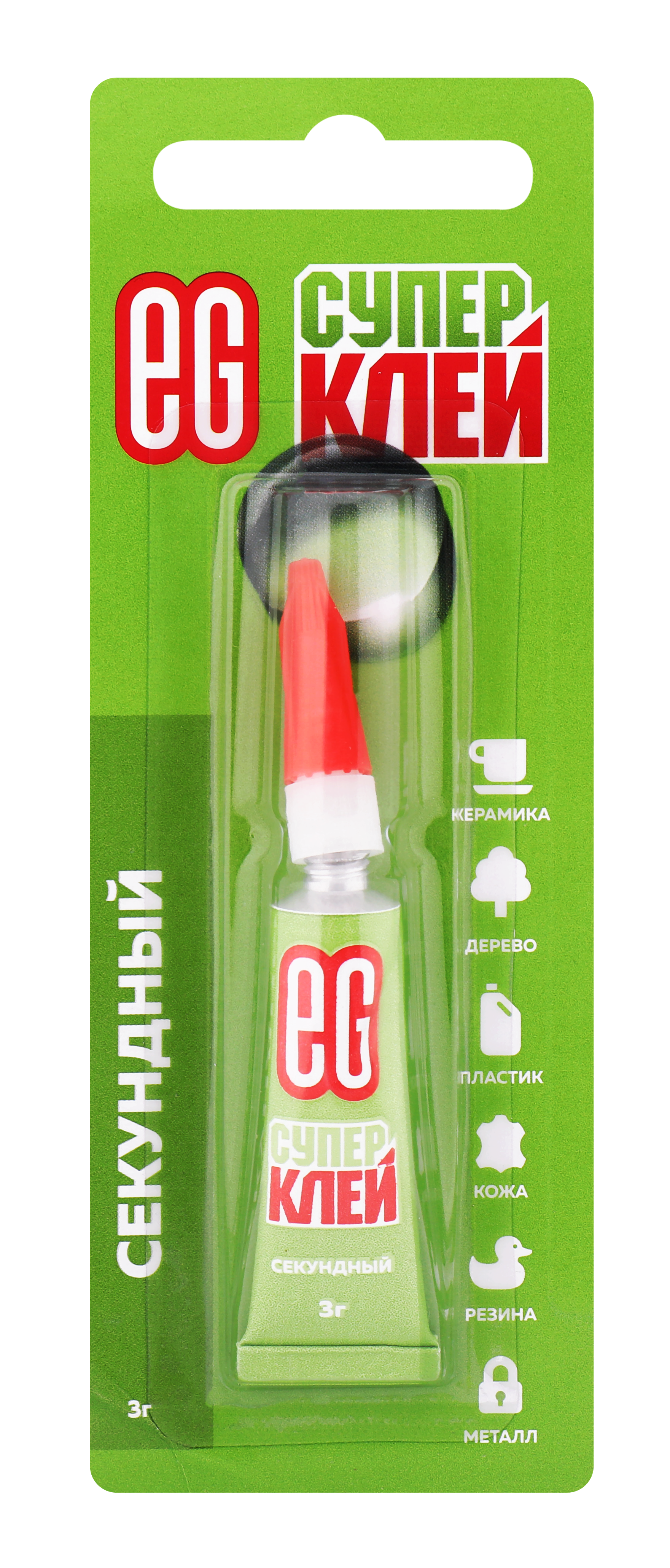 Изображение товара Супер-клей ЕВРОГАРАНТ, 3г
