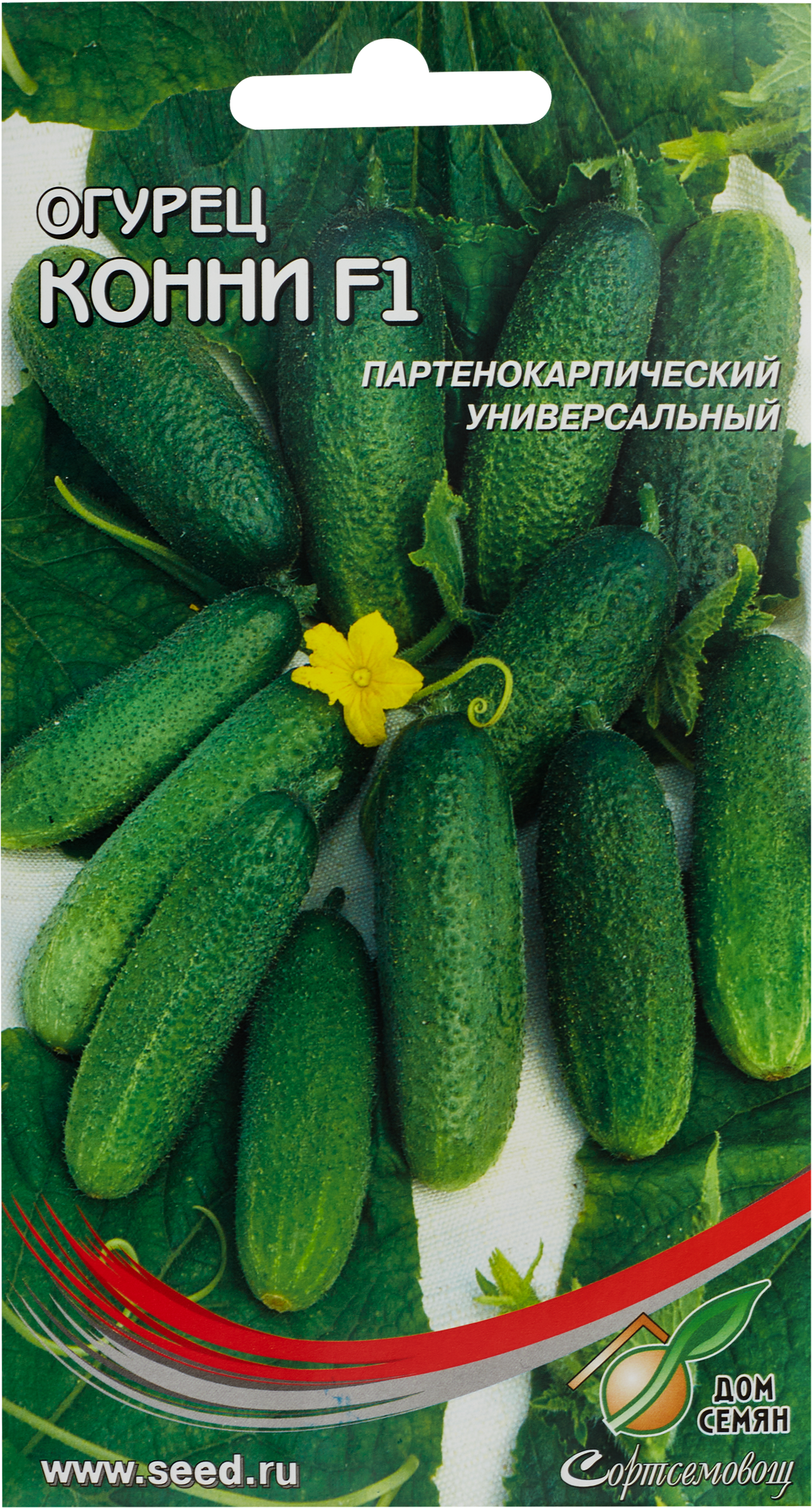 Изображение товара Семена огурца Конни F1, 0,4г, универсальный гибрид для грунта