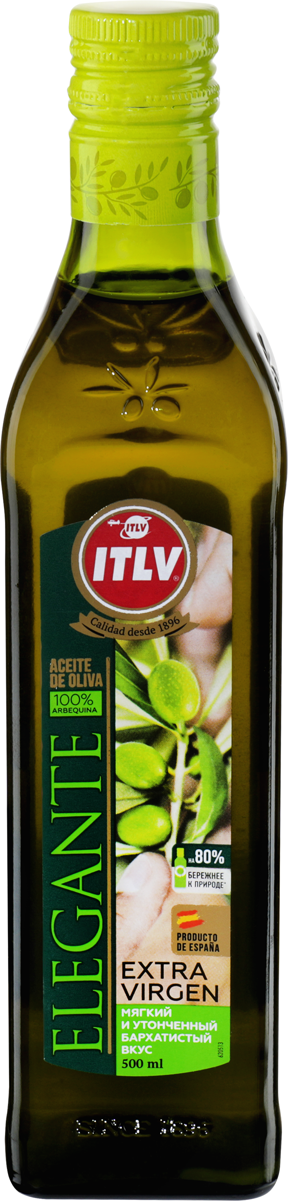 Изображение товара Масло оливковое ITLV Elegante Extra Virgin, 500мл