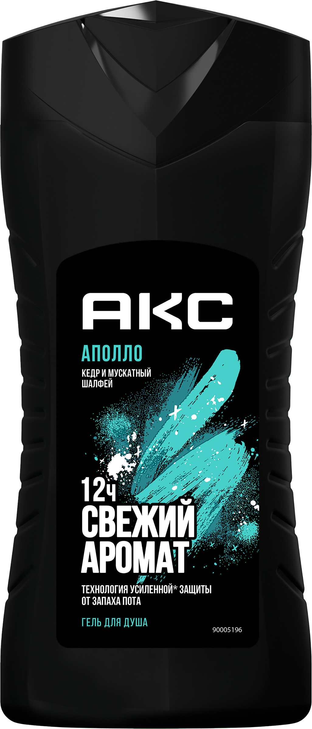 Изображение товара Гель для душа мужской АКС Apollo 250мл с ароматом кедра и мускатного шалфея