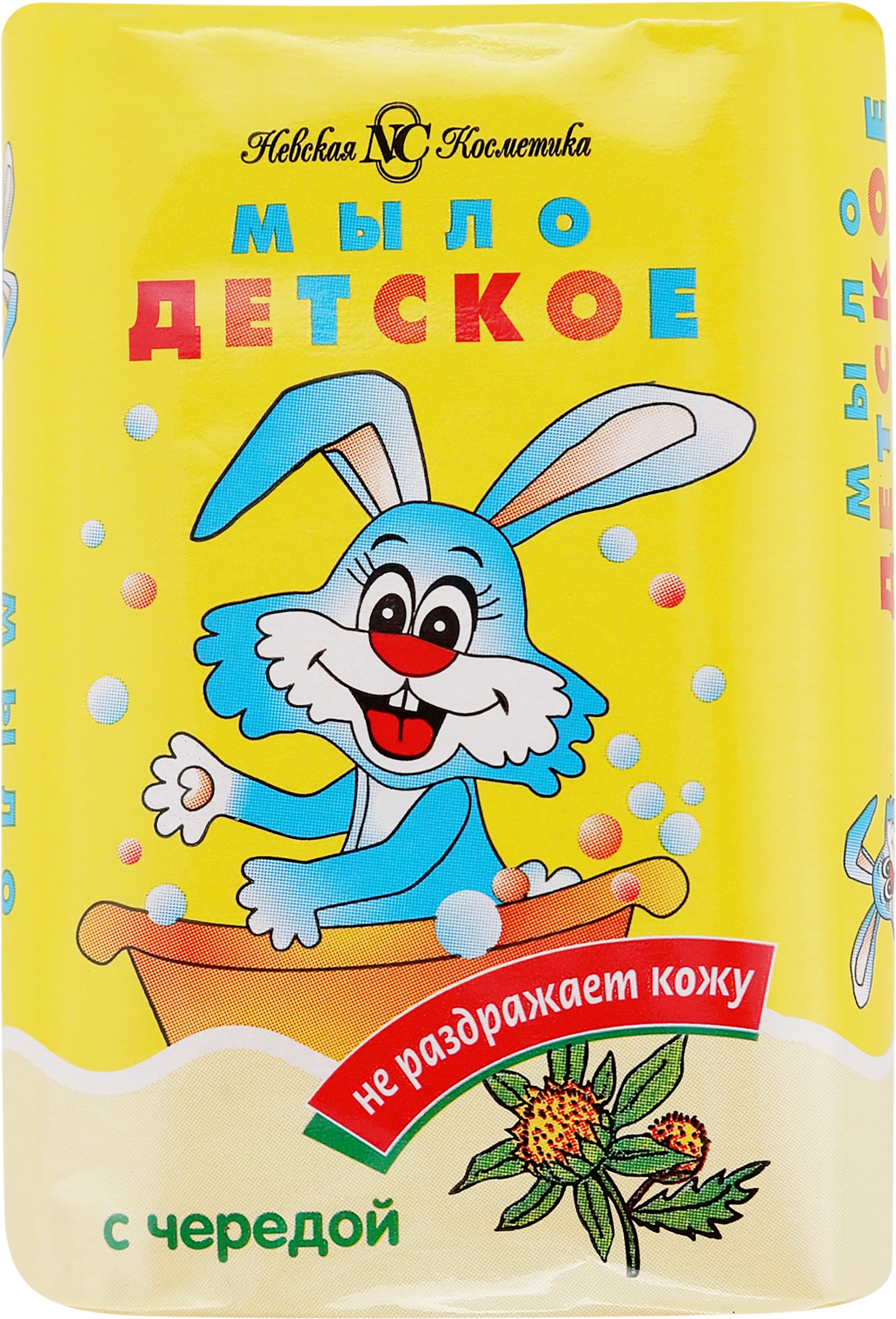Изображение товара Туалетное мыло НЕВСКАЯ КОСМЕТИКА Детское с экстрактом череды, 90г