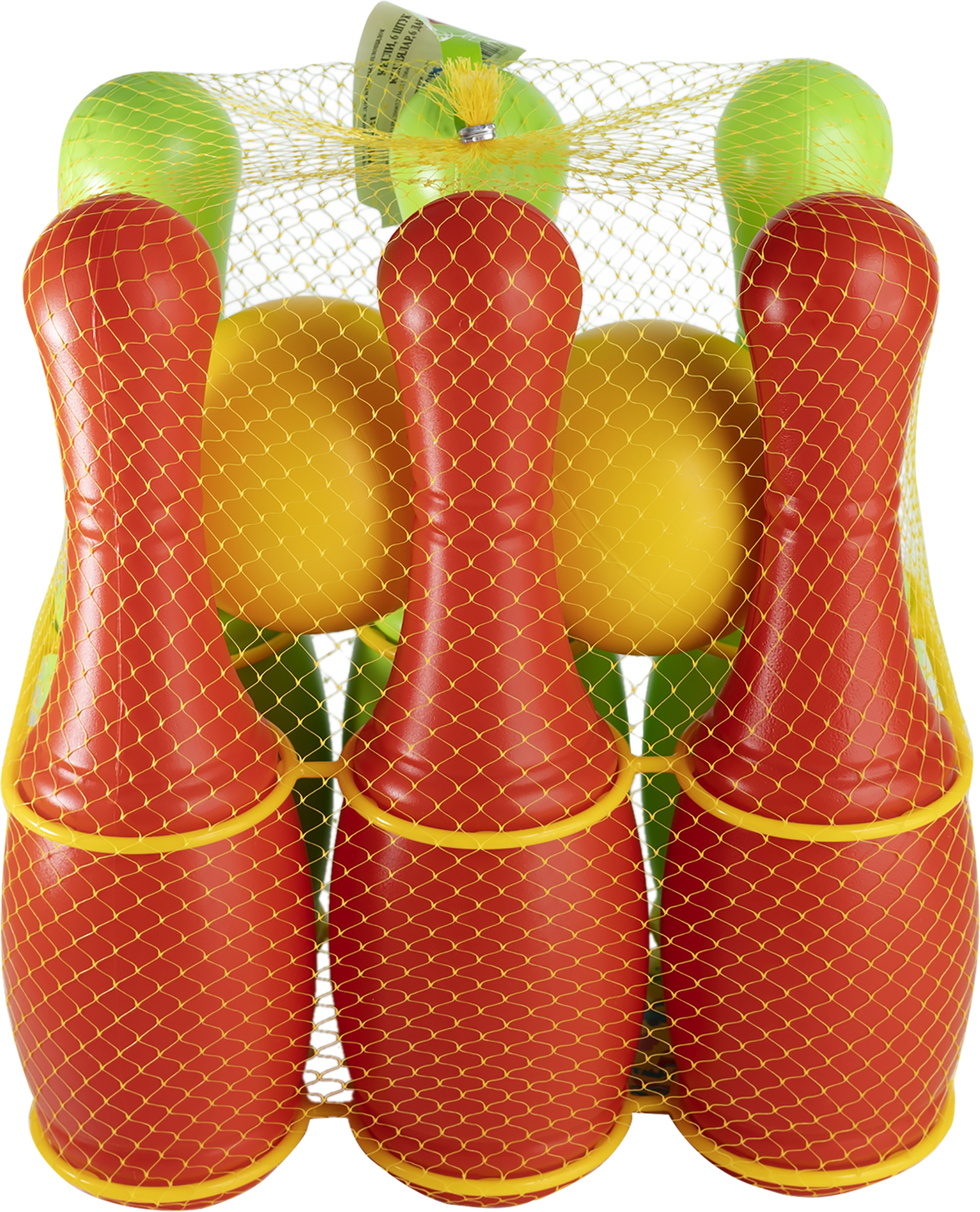 Изображение товара Игрушка ПОЛЕСЬЕ Кегли 25,3x17x27см набор 6шт для активных игр детей 3+