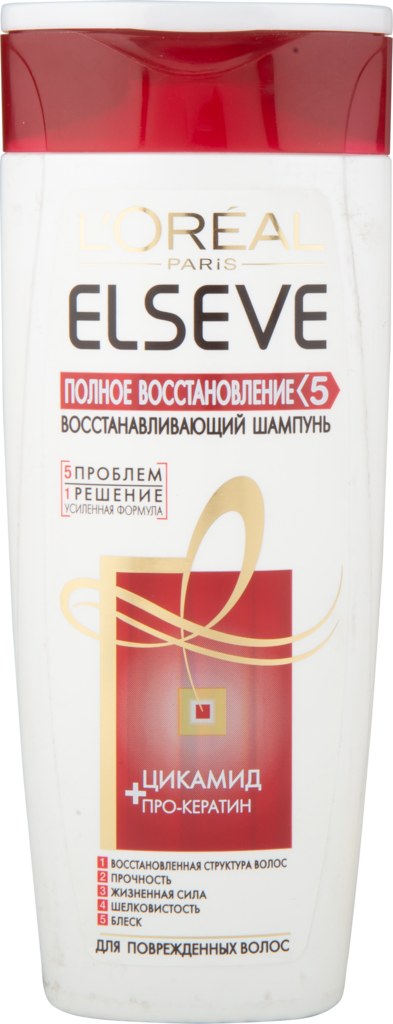 Изображение товара Шампунь для волос ELSEVE Полное восстановление 5, 250мл