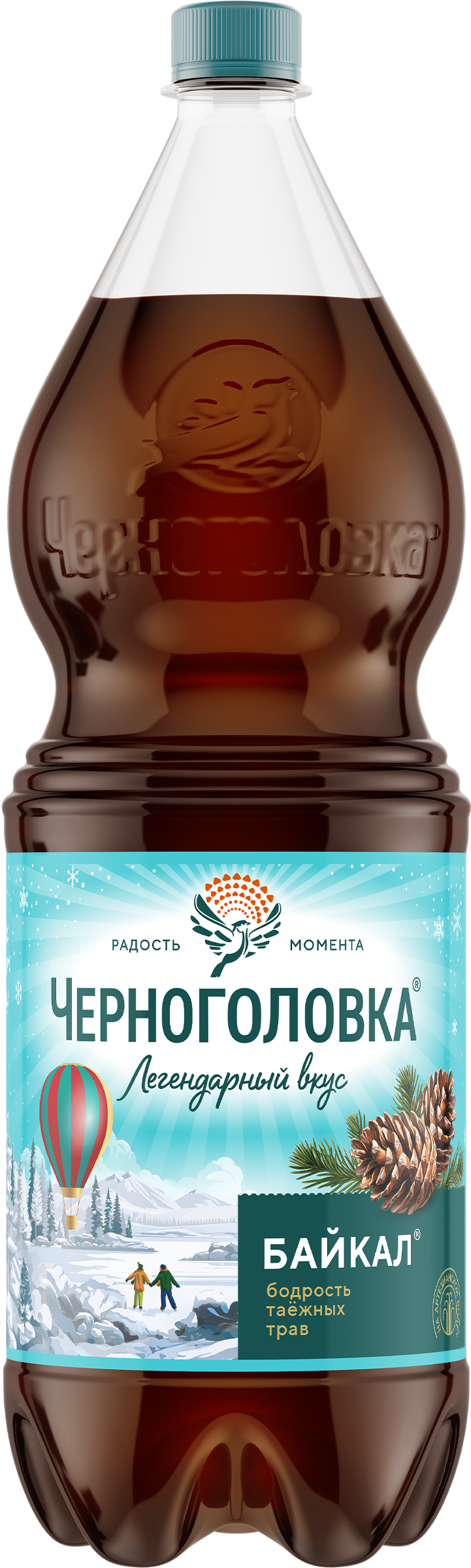 Изображение товара Напиток ЧЕРНОГОЛОВКА Байкал сильногазированный 2л с натуральными экстрактами
