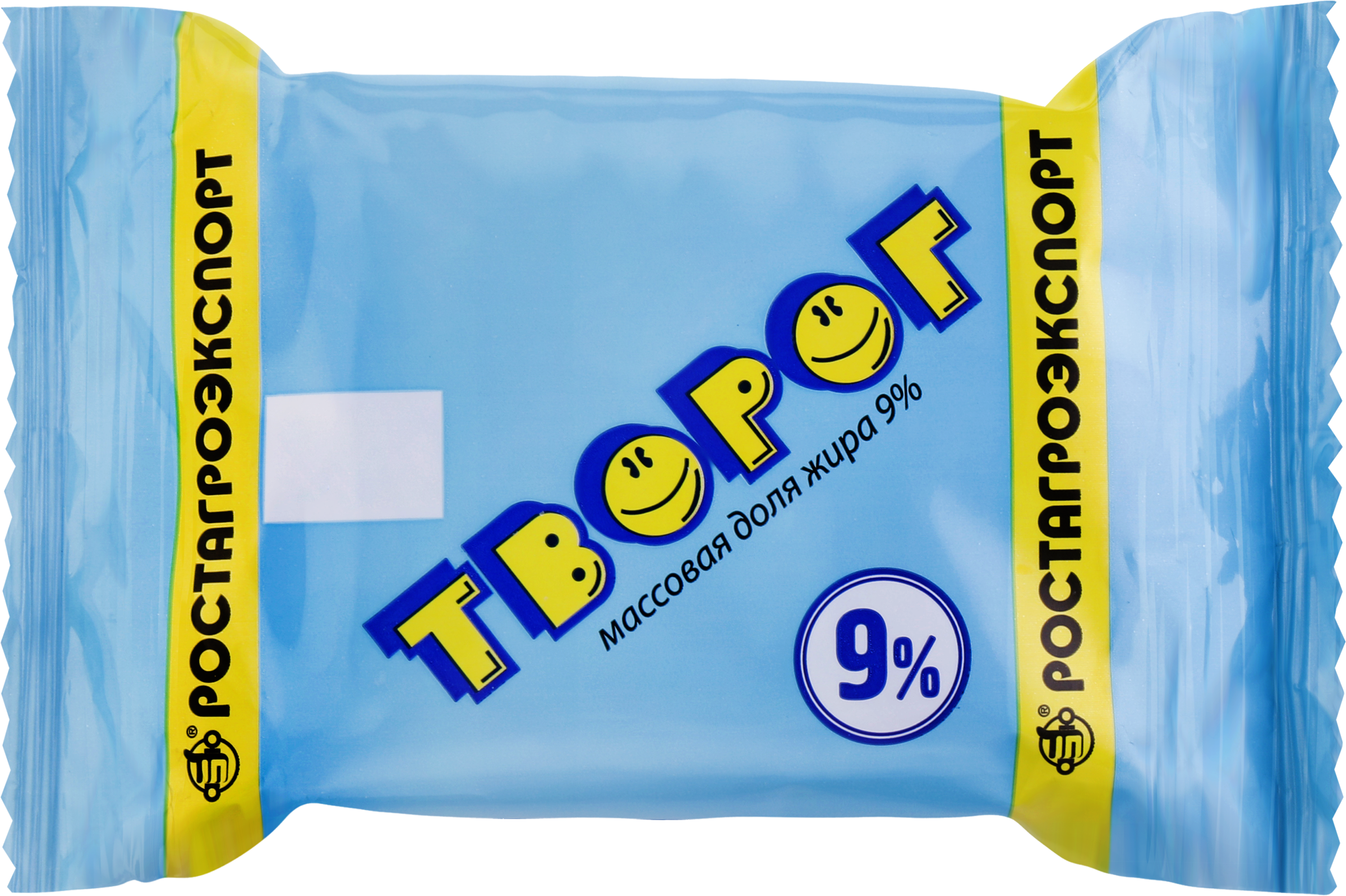 Изображение товара Творог РОСТАГРОЭКСПОРТ 9%, без змж, 180г