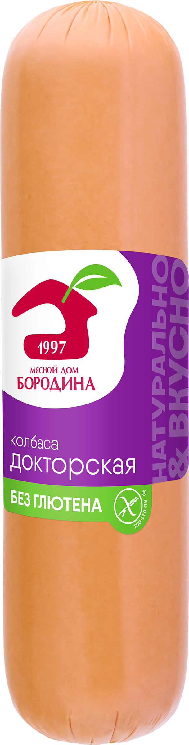 Изображение товара Колбаса вареная МД БОРОДИНА Докторская, весовая - вкусный и натуральный продукт