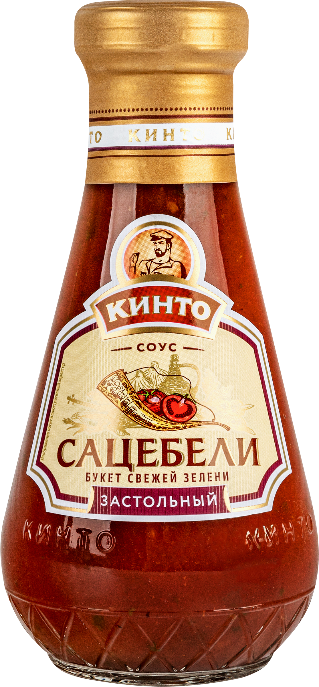 Изображение товара Соус КИНТО Сацебели Застольный томатный, 300г