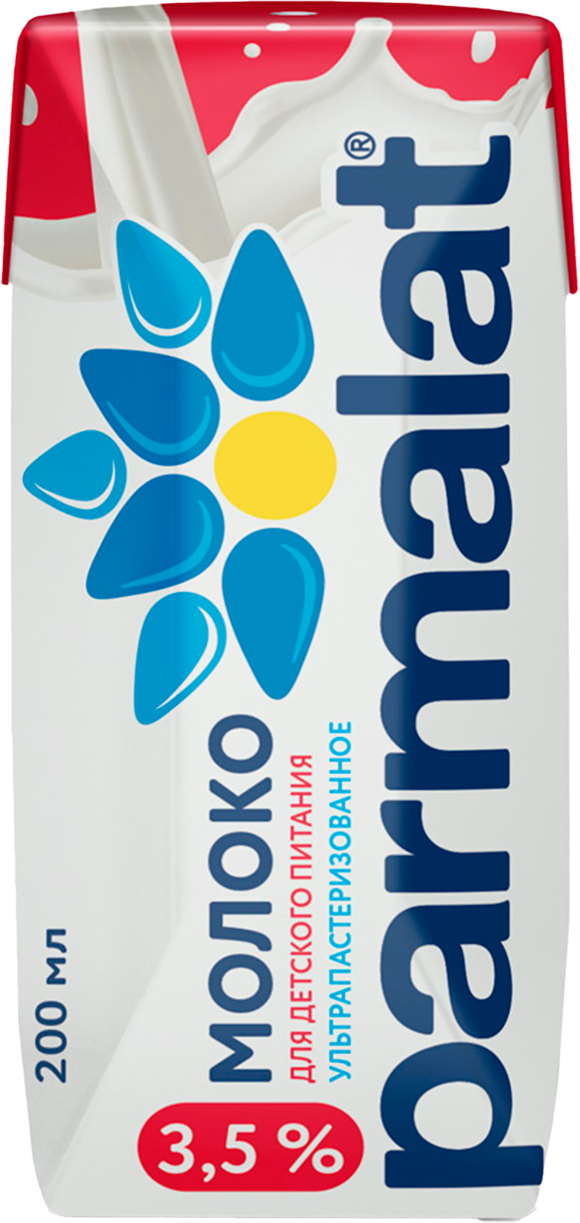 Изображение товара Молоко ультрапастеризованное для питания детей PARMALAT 3,5%, без змж, 200мл
