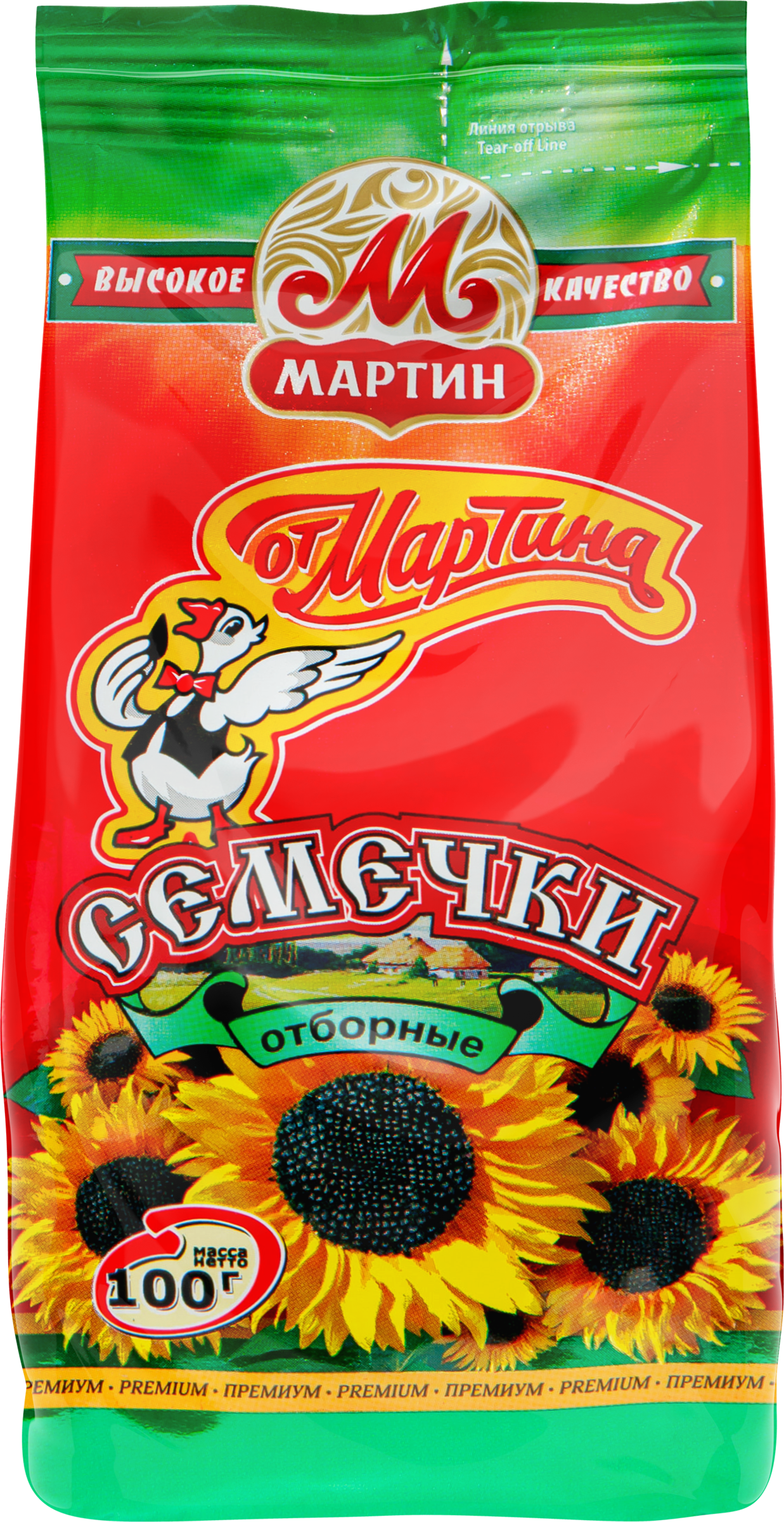 Изображение товара Семечки ОТ МАРТИНА отборные, 100г