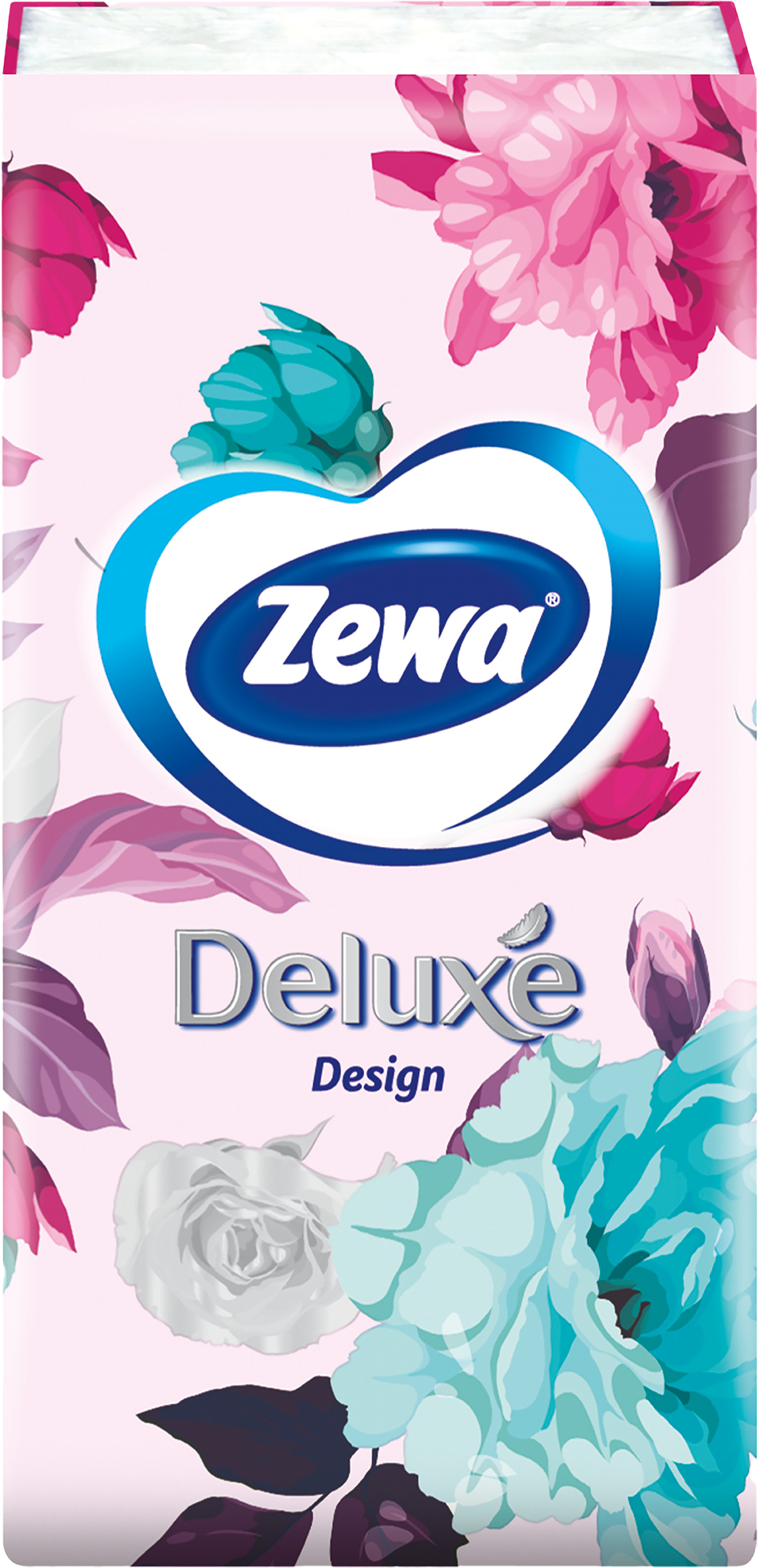 Изображение товара Платочки бумажные носовые ZEWA Deluxe Design 3-слоя