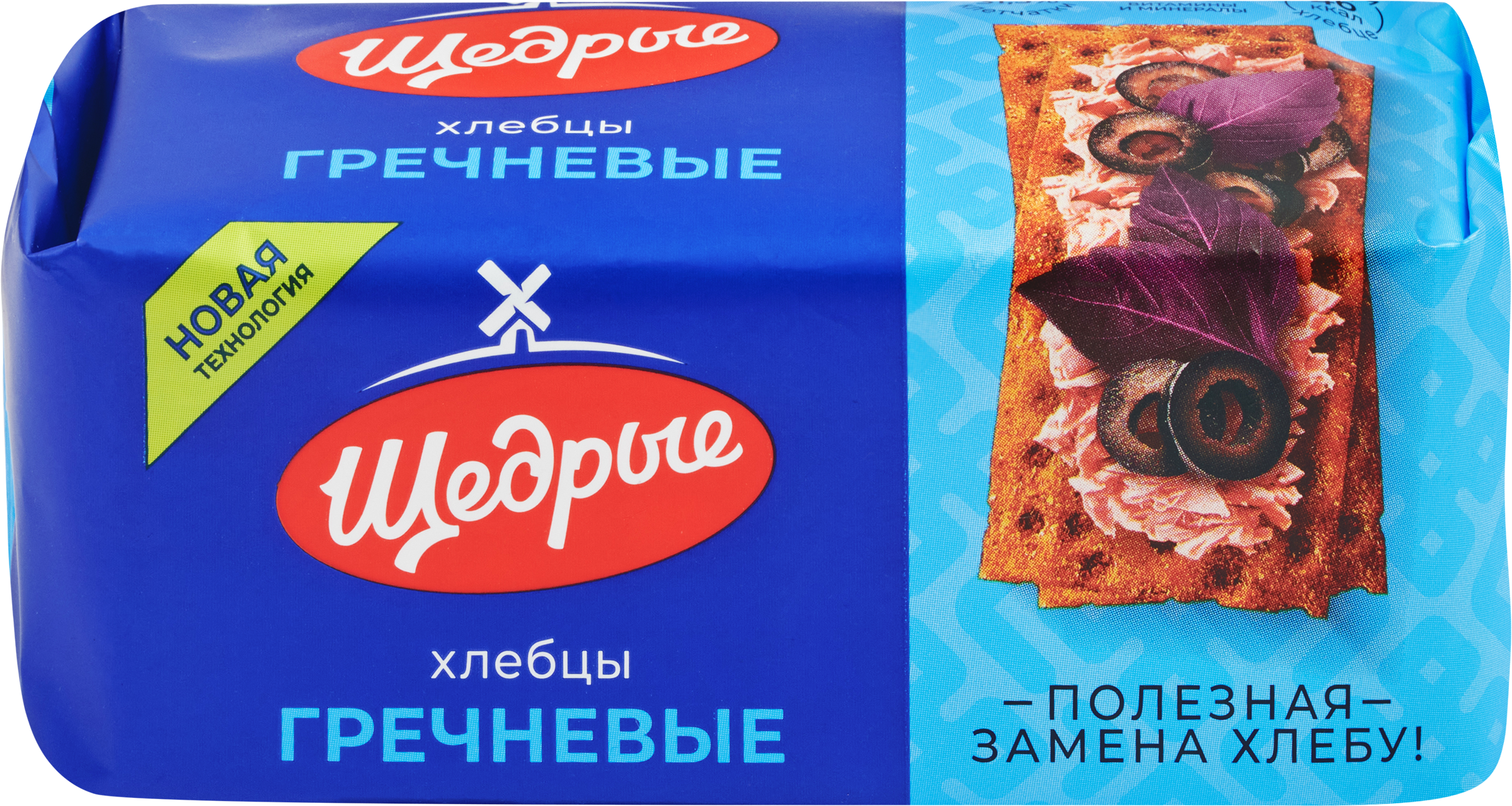 Изображение товара Хлебцы ЩЕДРЫЕ гречневые, 100г