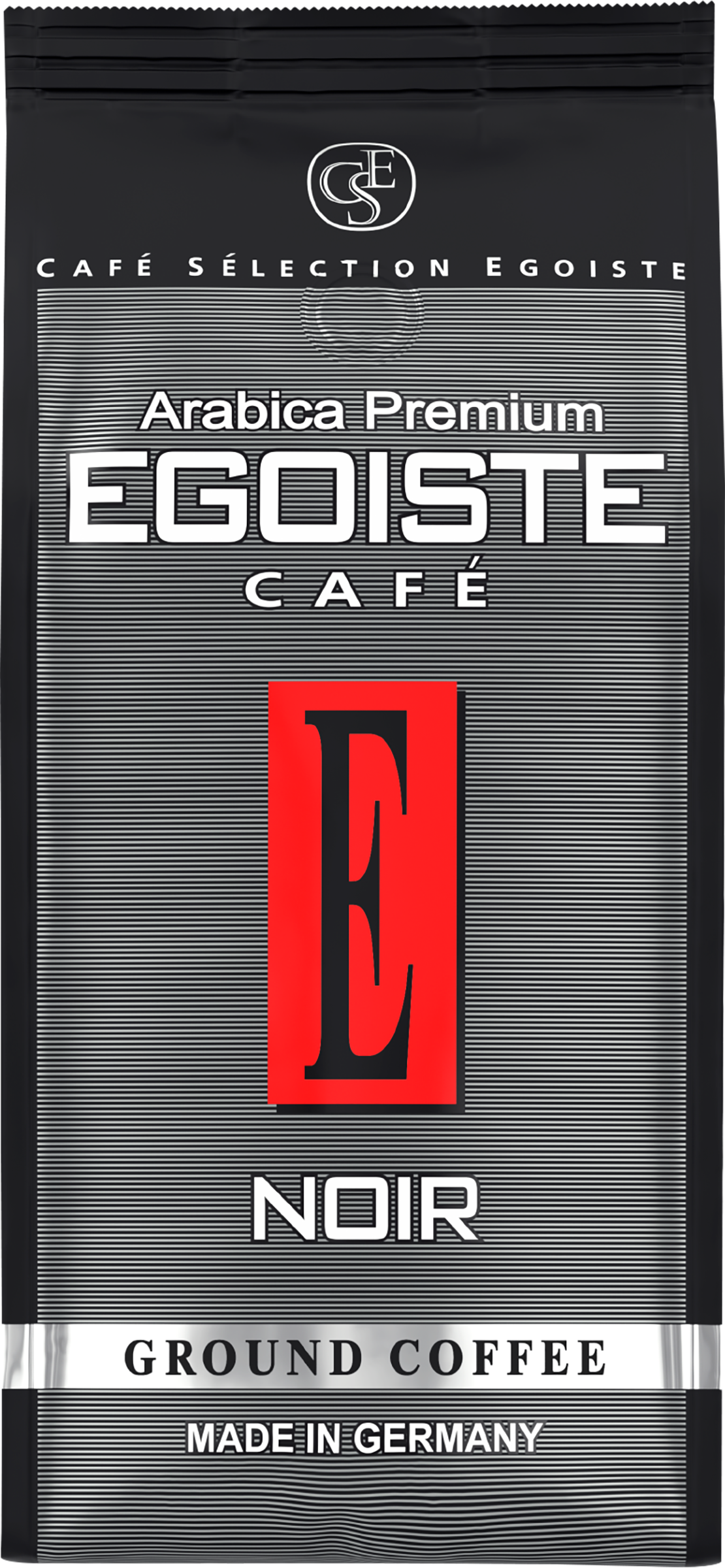 Изображение товара Кофе молотый EGOISTE Noir, 250г - Арабика с фруктовым ароматом