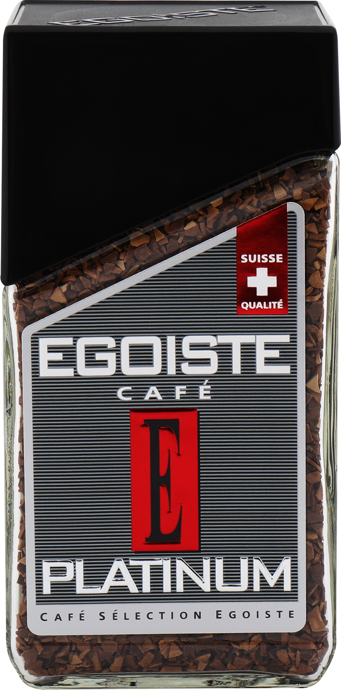 Изображение товара Кофе растворимый EGOISTE Platinum сублимированный, ст/б, 100г