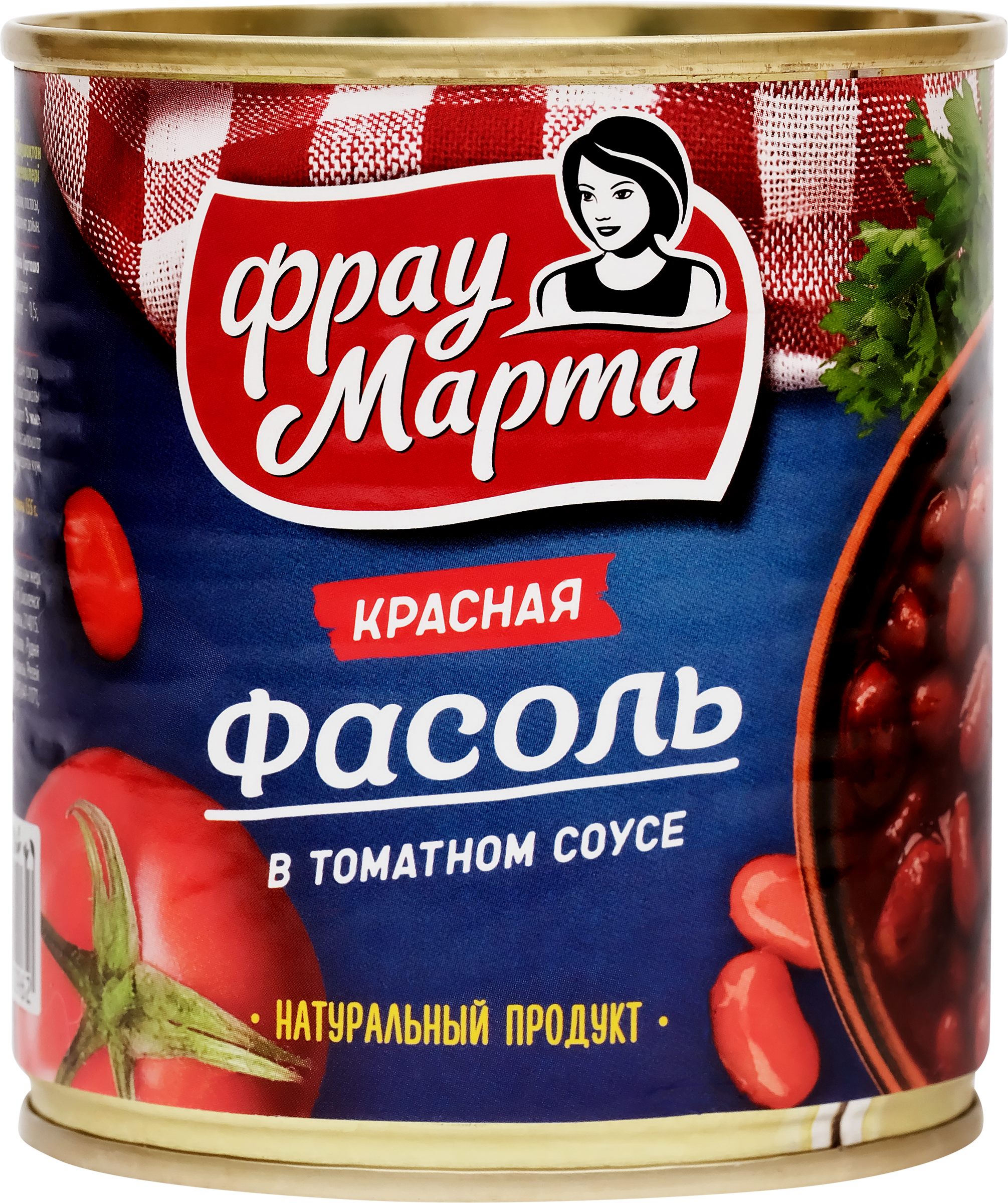 Изображение товара Фасоль красная ФРАУ МАРТА в томатном соусе, 310г