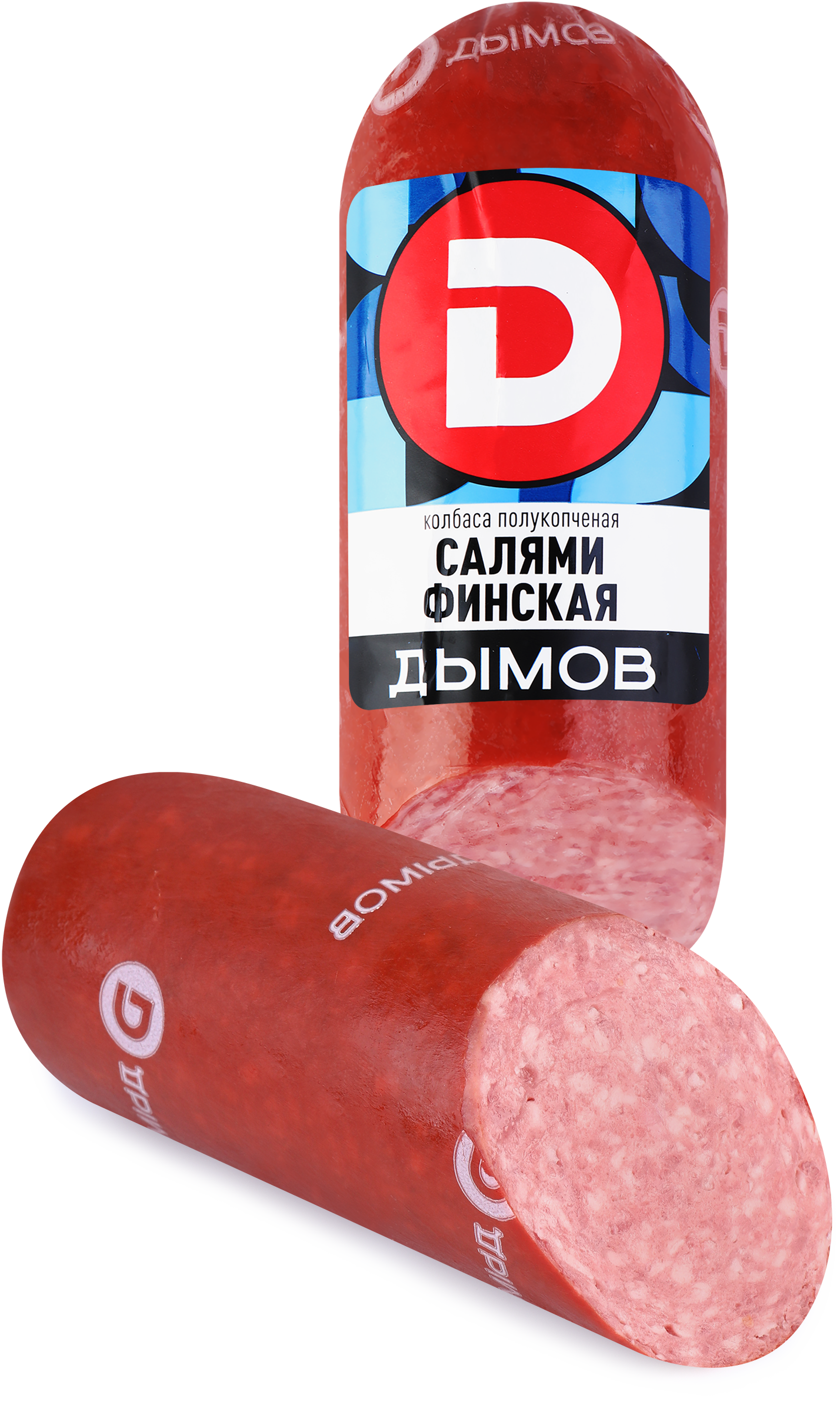 Изображение товара Колбаса полукопченая ДЫМОВ Салями Финская со срезом, 330г