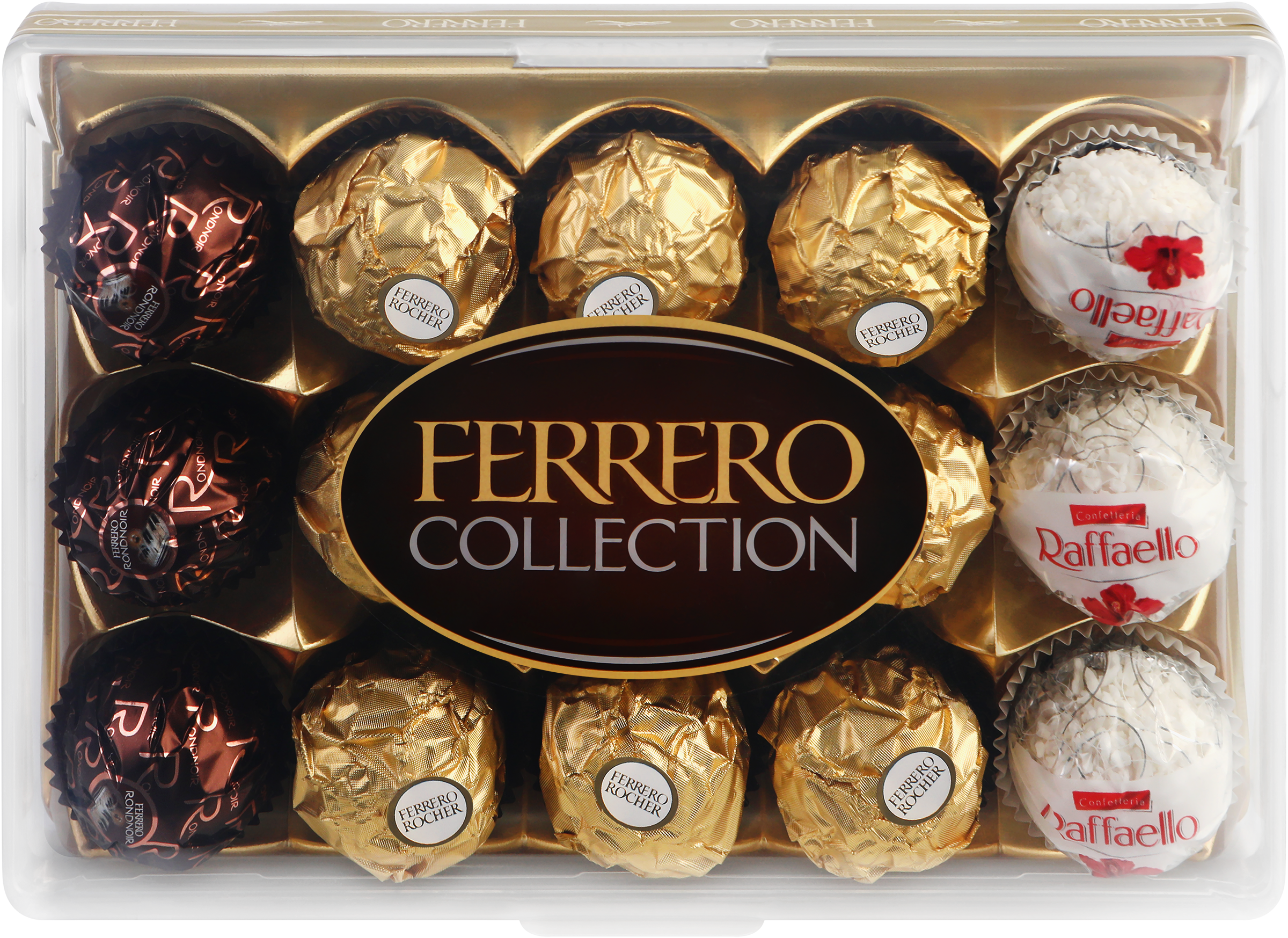 Изображение товара Набор конфет FERRERO ROCHER Collection Ассорти, 172,2г