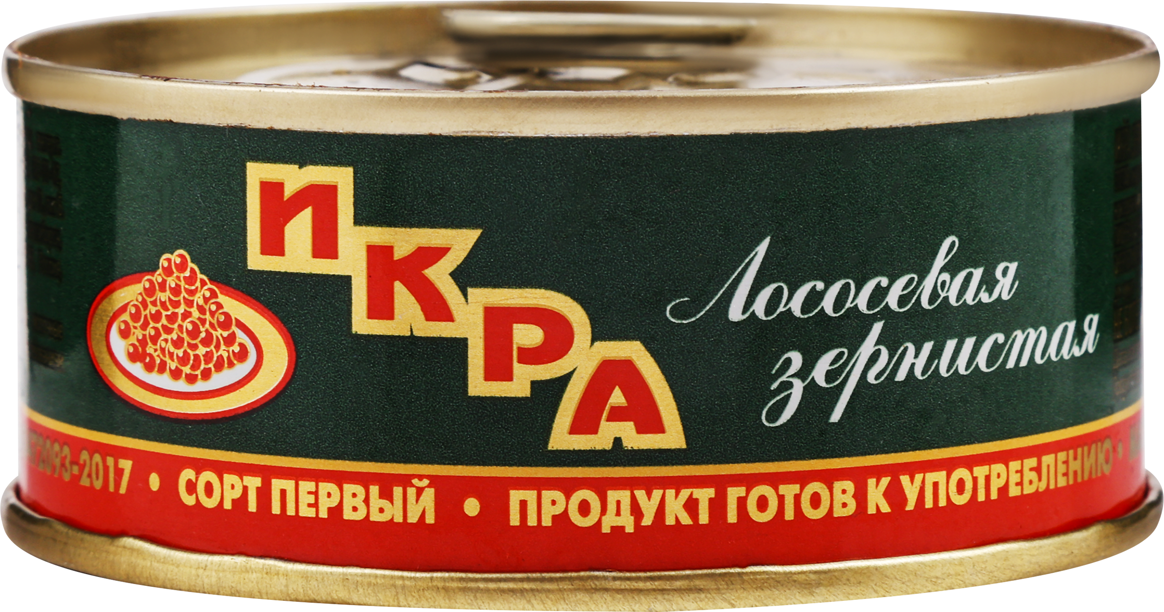 Изображение товара Икра лососевая ПУТИНА зернистая 1-й сорт, 95г