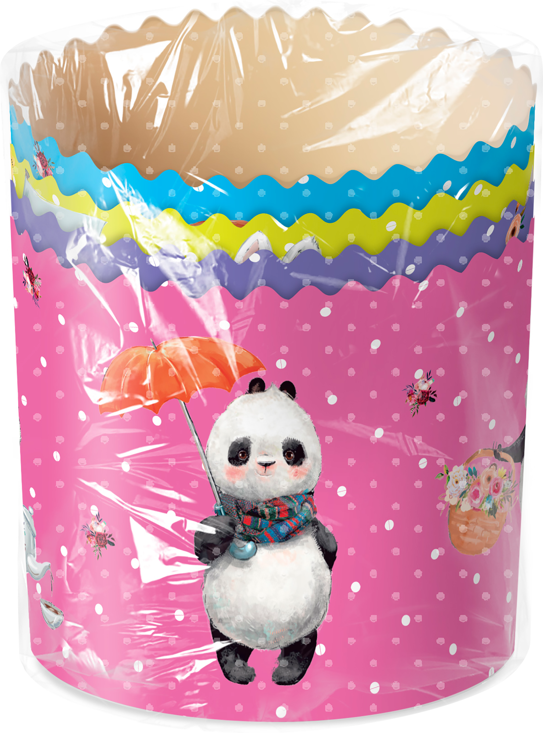 Изображение товара Набор форм для кулича ДОМАШНЯЯ КУХНЯ d=9см 4шт бумага hk19480