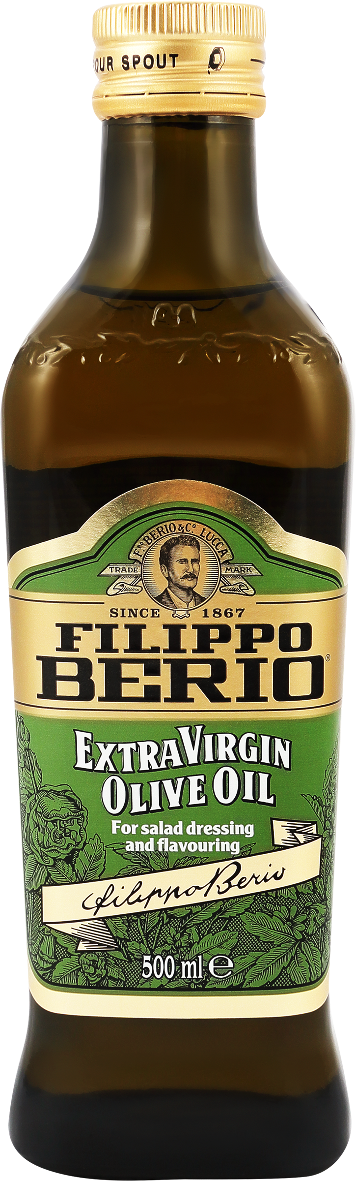 Изображение товара Масло оливковое FILIPPO BERIO Extra Virgin, 500мл
