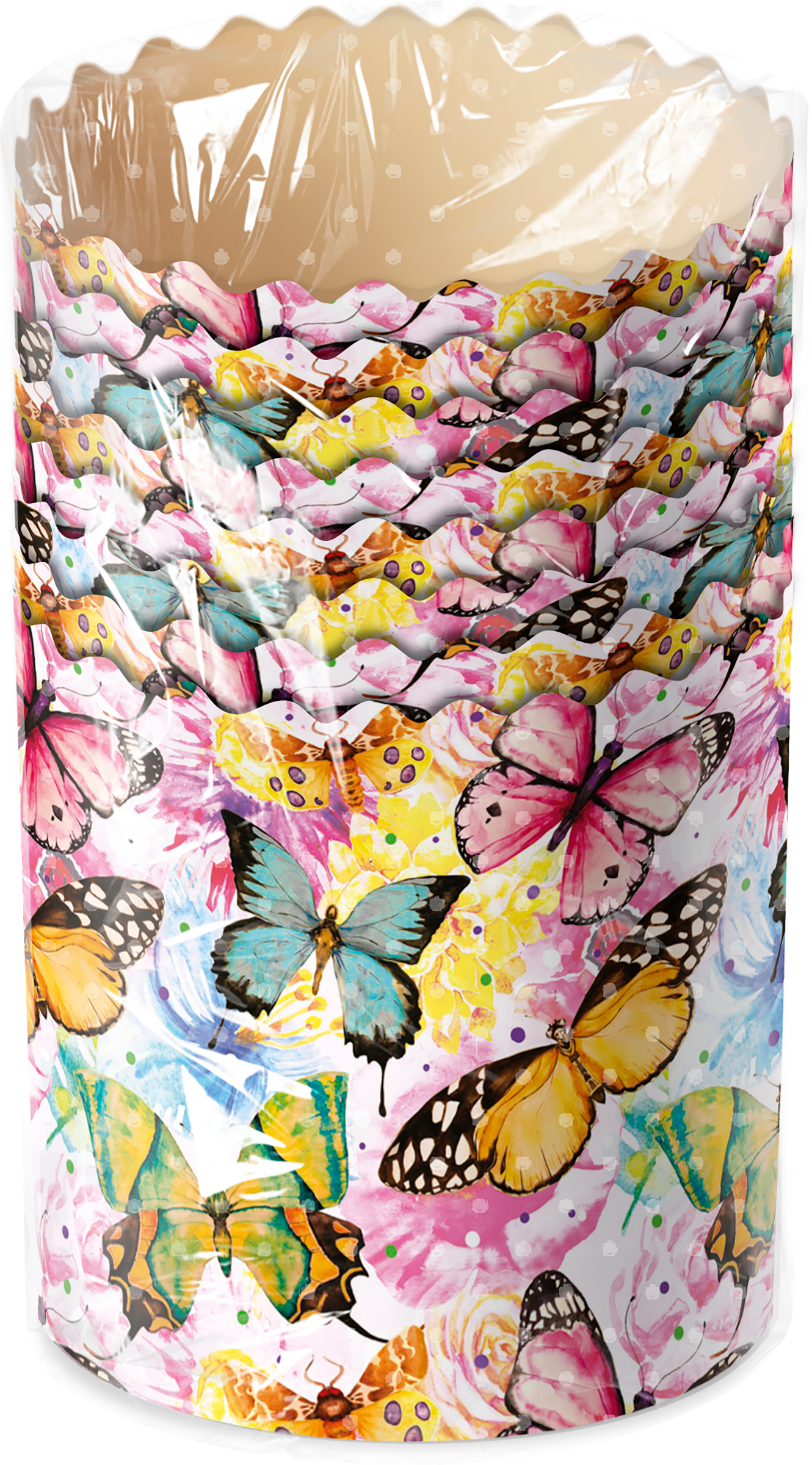 Изображение товара Набор форм для кулича ДОМАШНЯЯ КУХНЯ d=6см, бумага Арт. hk19473, 8шт