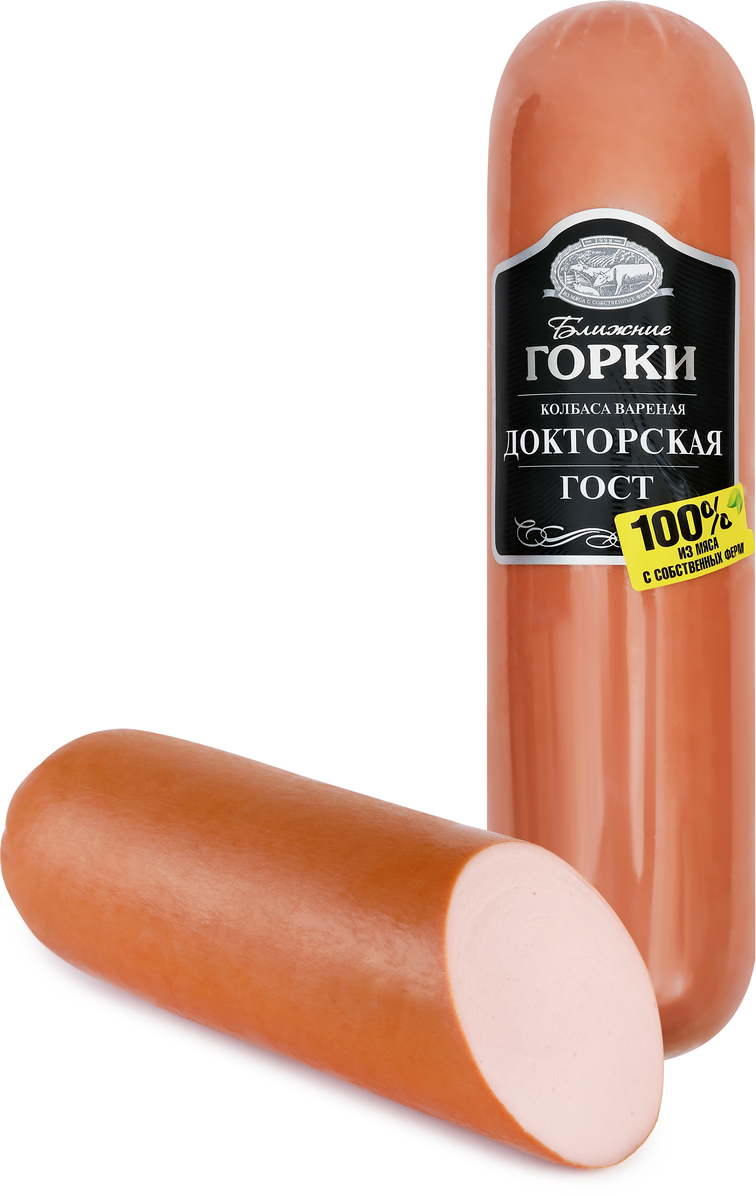 Изображение товара Колбаса вареная Докторская БЛИЖНИЕ ГОРКИ, весовая, ГОСТ, Россия