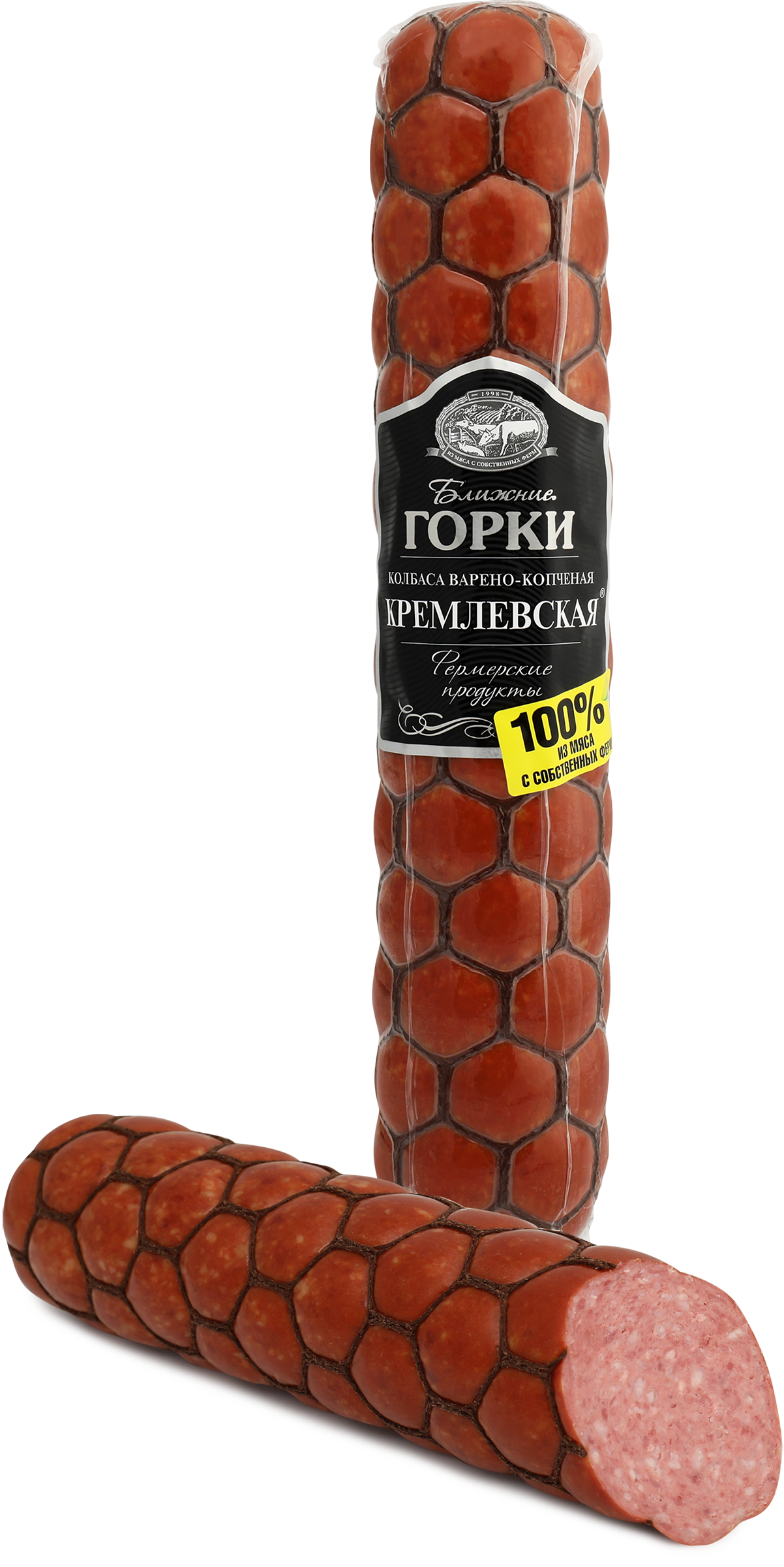 Изображение товара Копчено-вареная колбаса Кремлевская БЛИЖНИЕ ГОРКИ  килограмм