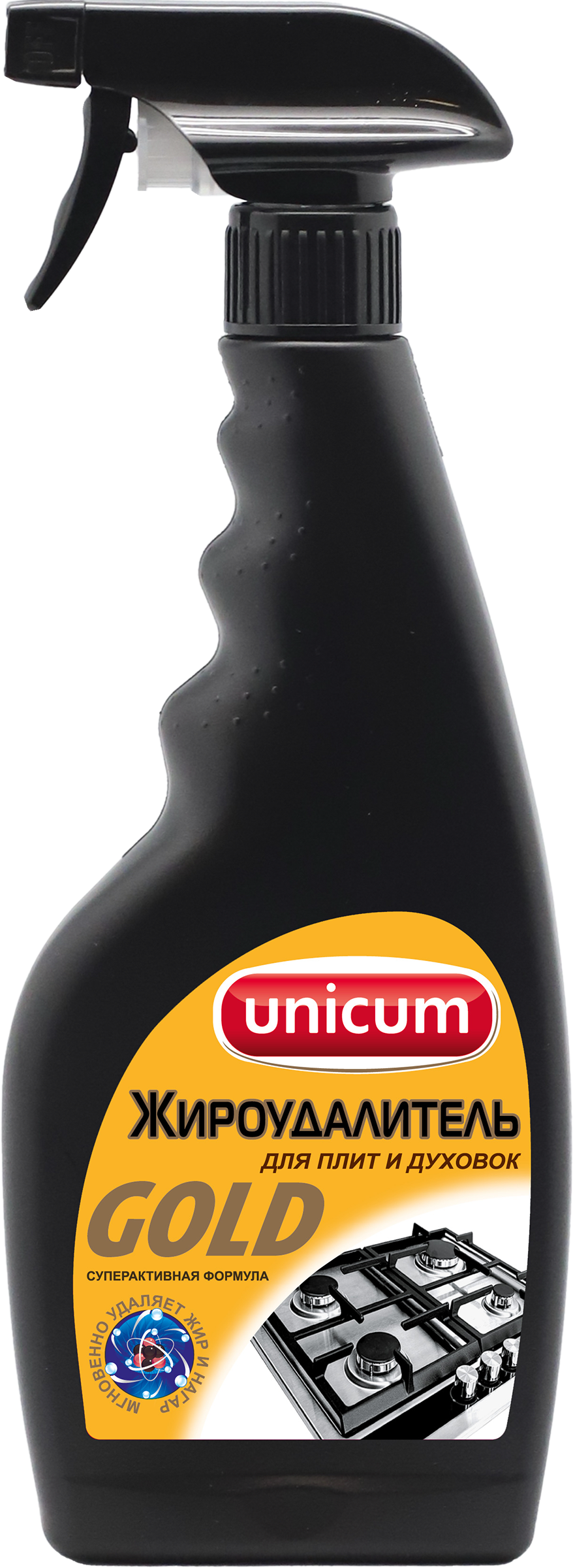 Изображение товара Спрей для чистки плит UNICUM Gold Жироудалитель, 500мл