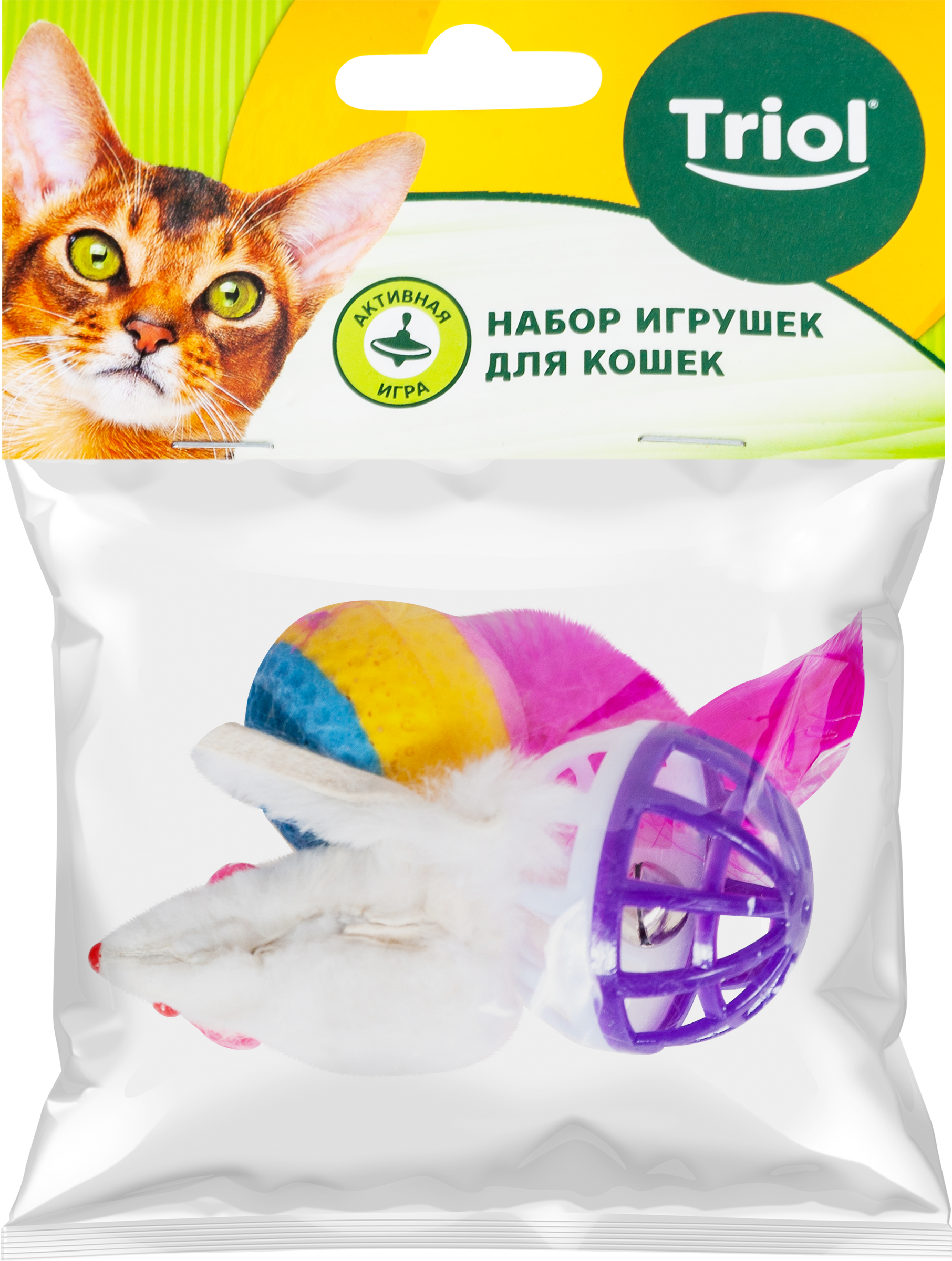 Изображение товара Игрушка для кошек TRIOL Мышка с игрушкой