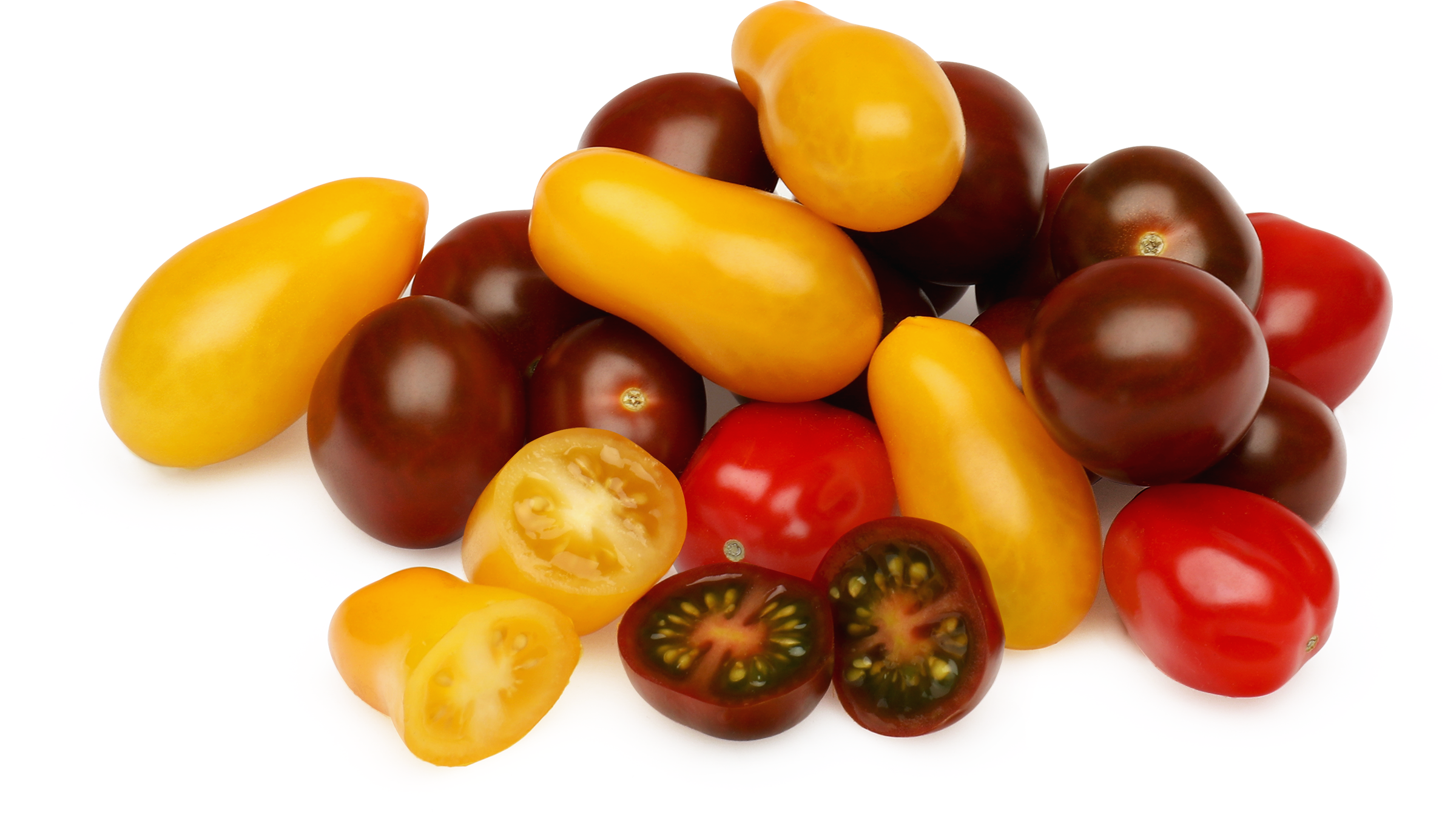 Изображение товара Томаты черри микс 250г свежие для салатов и закусок