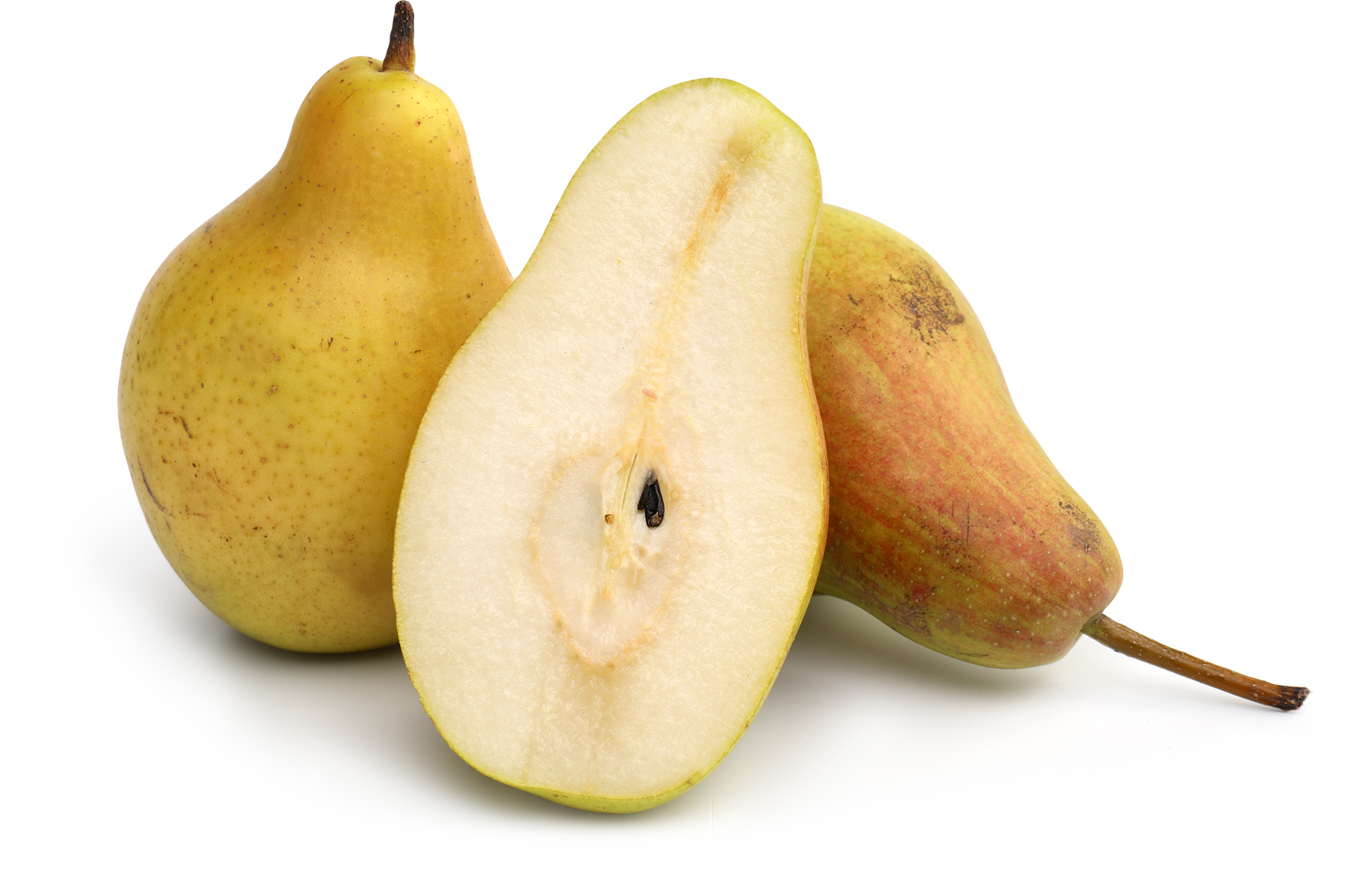 Изображение товара Груши Лесная красавица весовые золотисто-желтые с румянцем