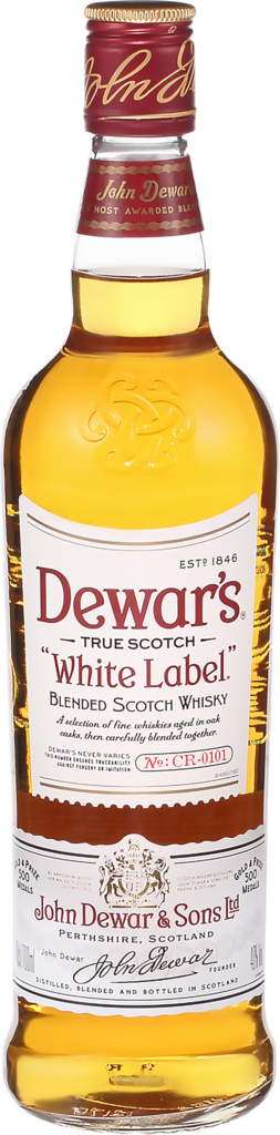 Изображение товара Виски DEWAR'S White Label, шотландский купажированный, 0.7л