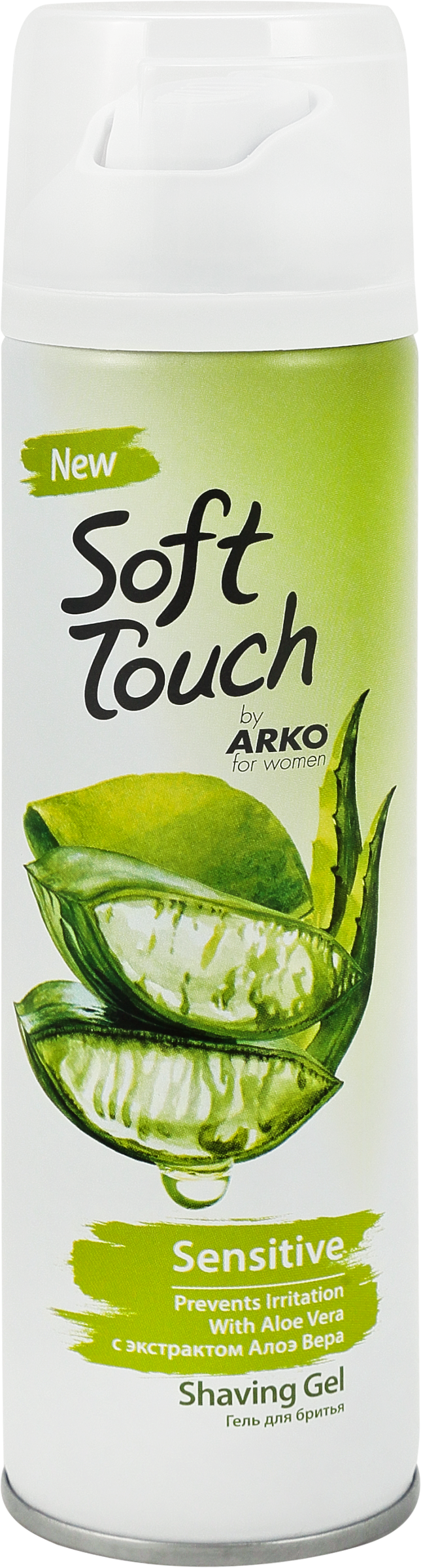Изображение товара Гель для бритья женский ARKO Soft Touch для чувствительной кожи 200мл