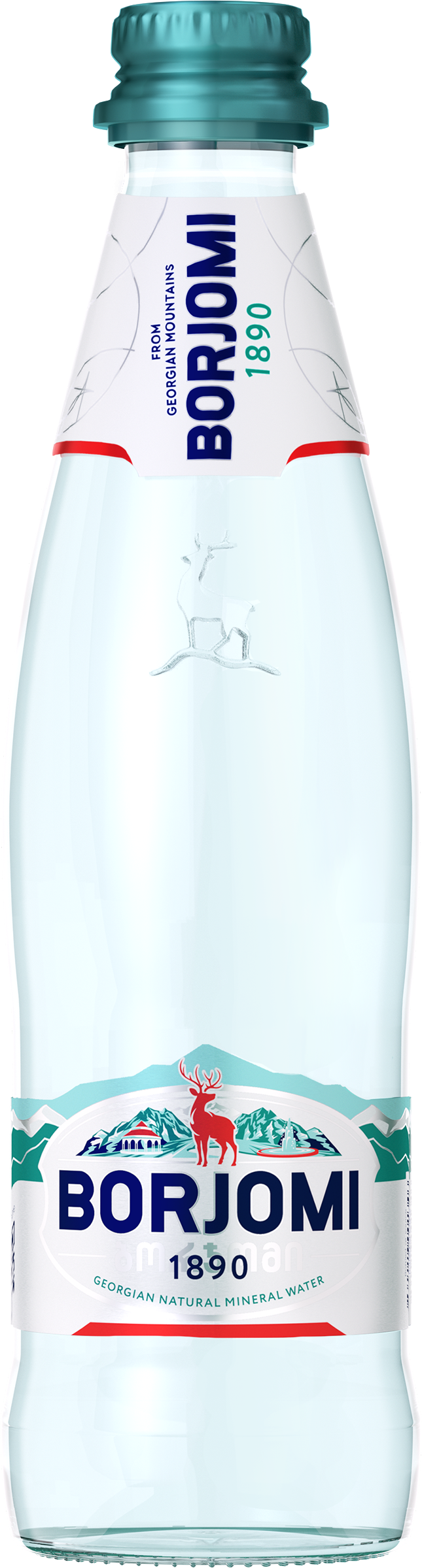 Изображение товара Вода минеральная BORJOMI природная лечебно-столовая газированная, 0.33л