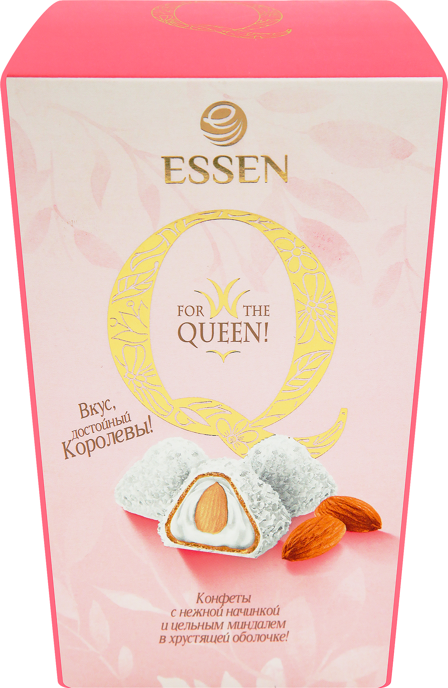 Изображение товара Конфеты Q со сливочной начинкой миндалем и кокосом 150г