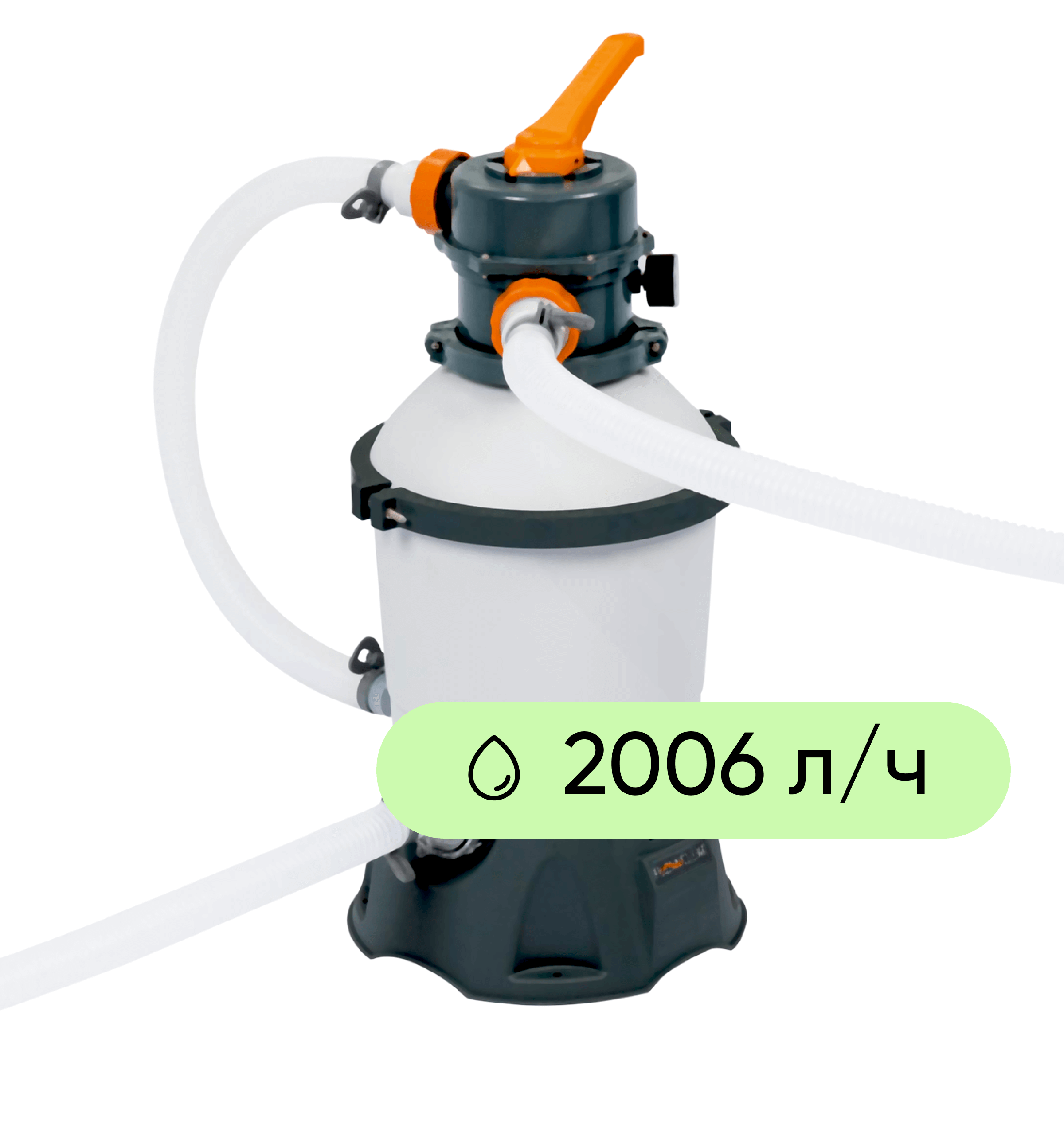 Изображение товара Фильтр-насос песочный BESTWAY Flowclear 3028л/ч, Арт. 58515