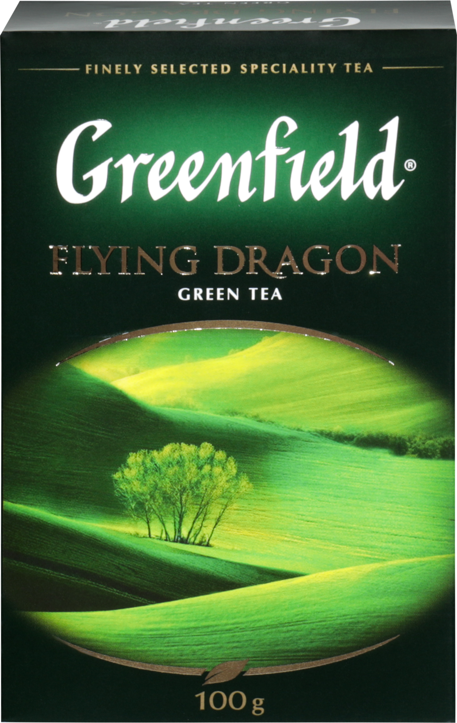 Изображение товара Чай GREENFIELD Flying Dragon листовой 100г — зелёный чай с ярким вкусом