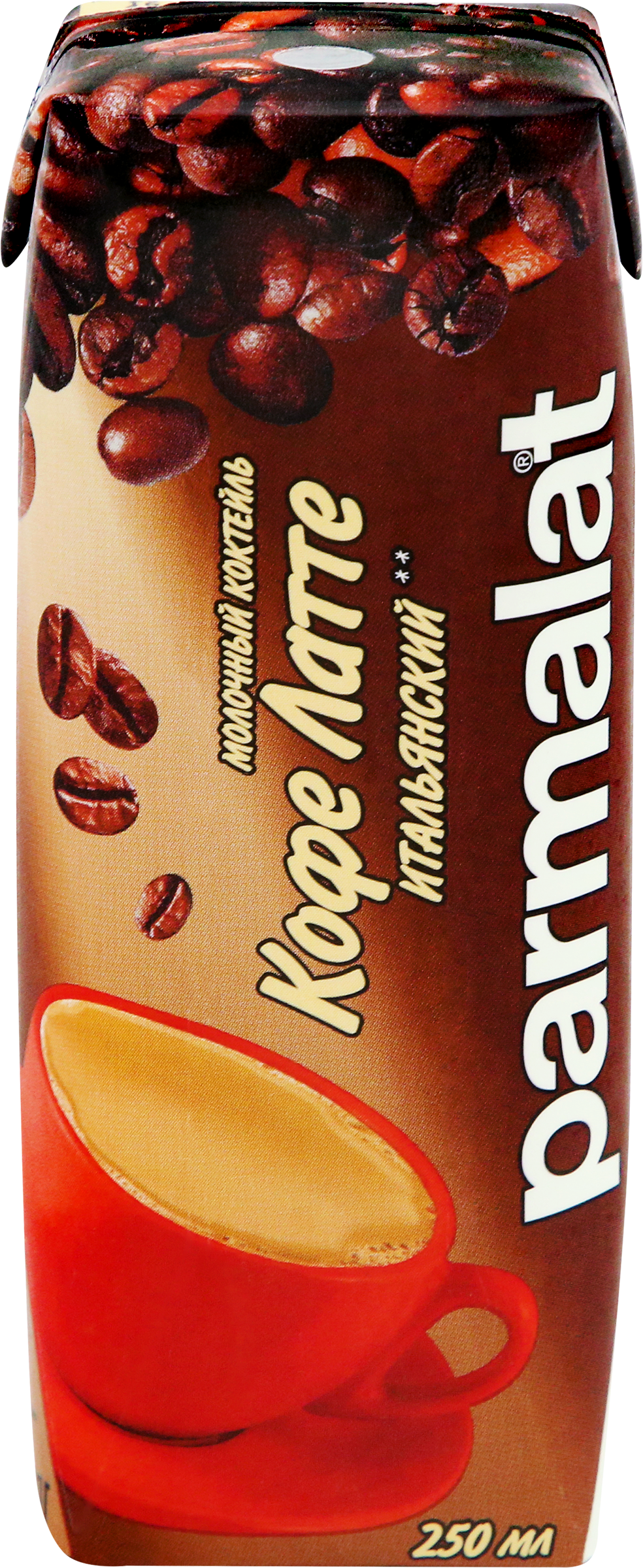 Изображение товара Коктейль молочный PARMALAT Кофе Латте 2,3, без змж, 250г