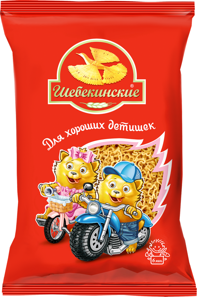 Изображение товара Макароны ШЕБЕКИНСКИЕ Головоломки группа А, высший сорт, 450г Изображение товара Макароны ШЕБЕКИНСКИЕ Головоломки группа А, высший сорт, 450г