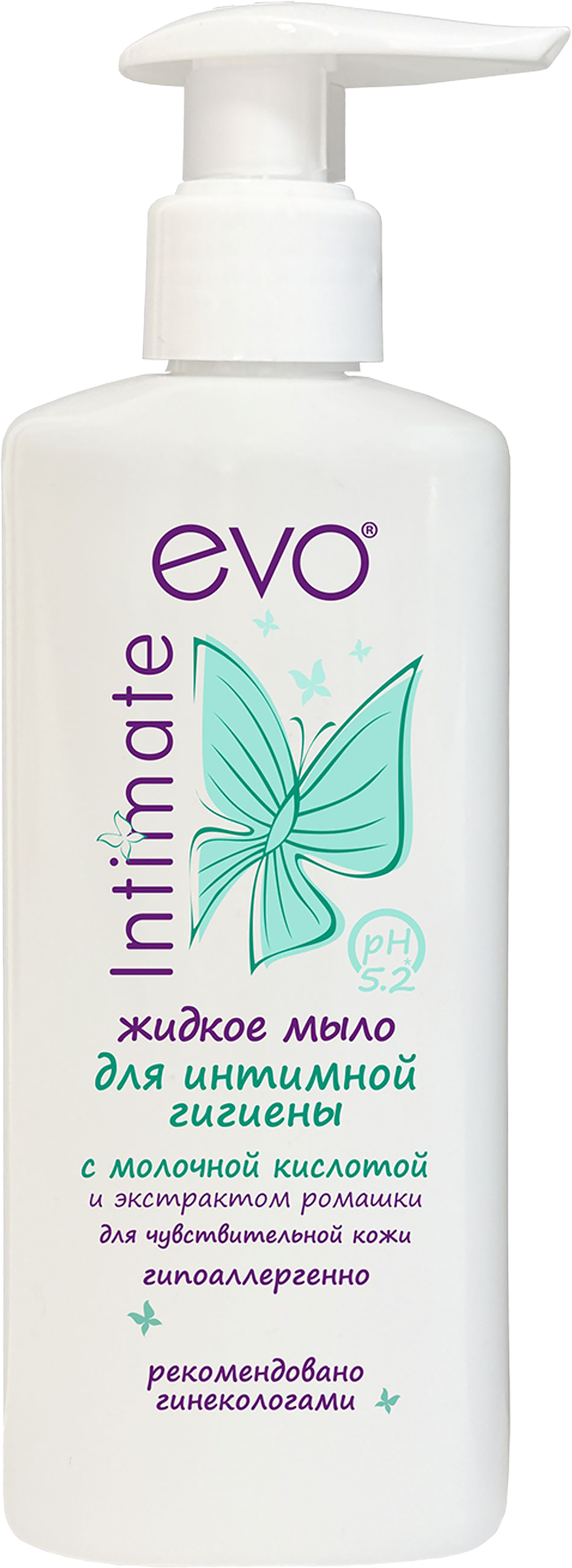 Изображение товара Жидкое мыло для интимной гигиены EVO для чувствительной кожи 200мл