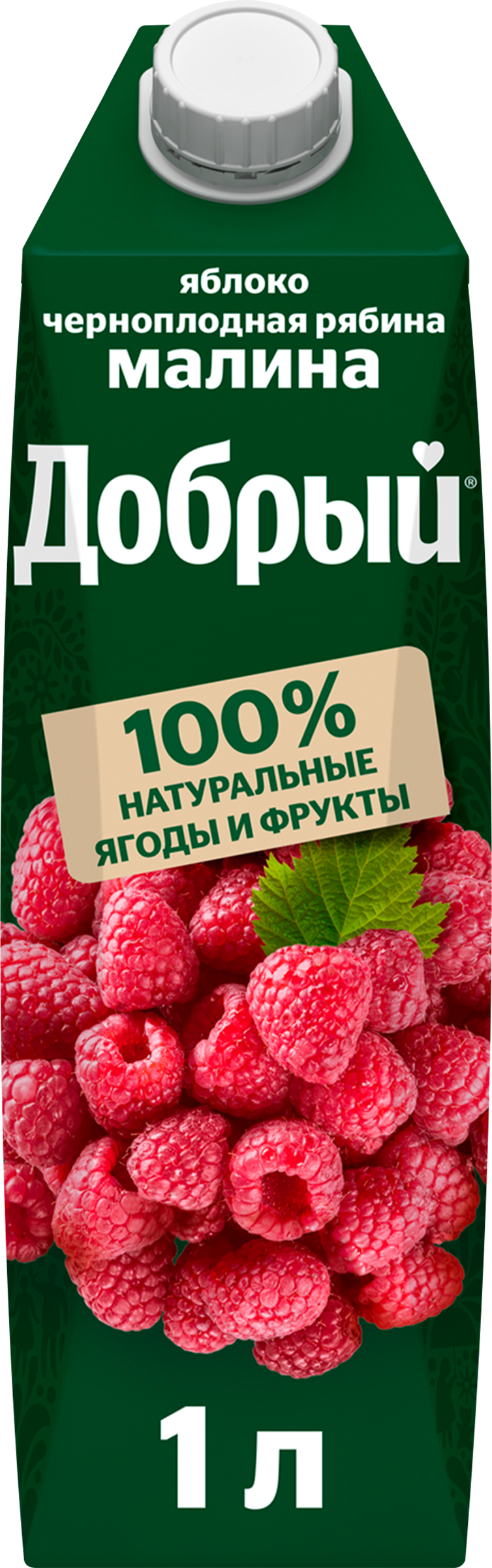 Изображение товара Нектар ДОБРЫЙ Яблоко черноплодная рябина малина 1л