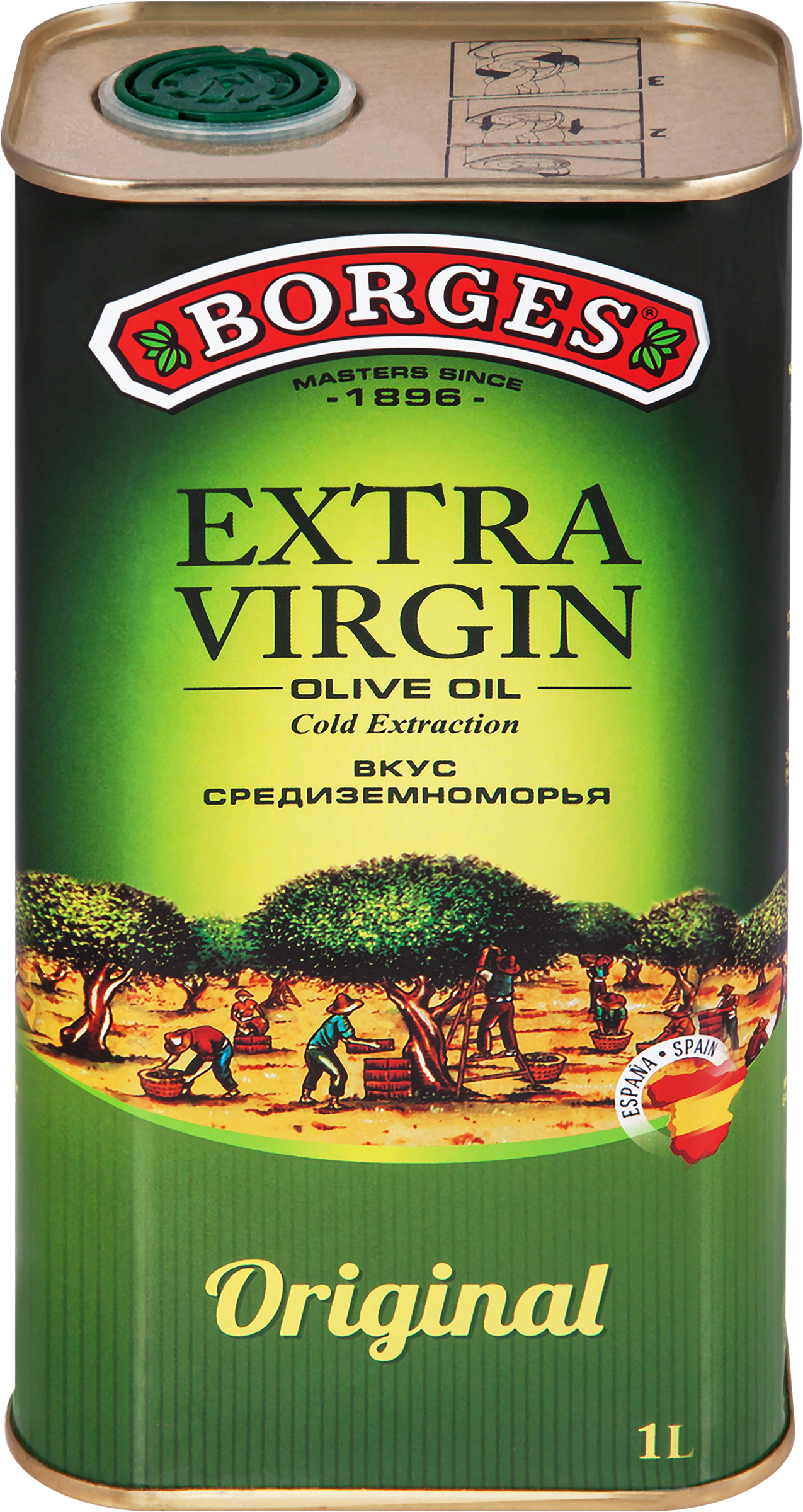 Изображение товара Масло оливковое BORGES Extra Virgin, 1л