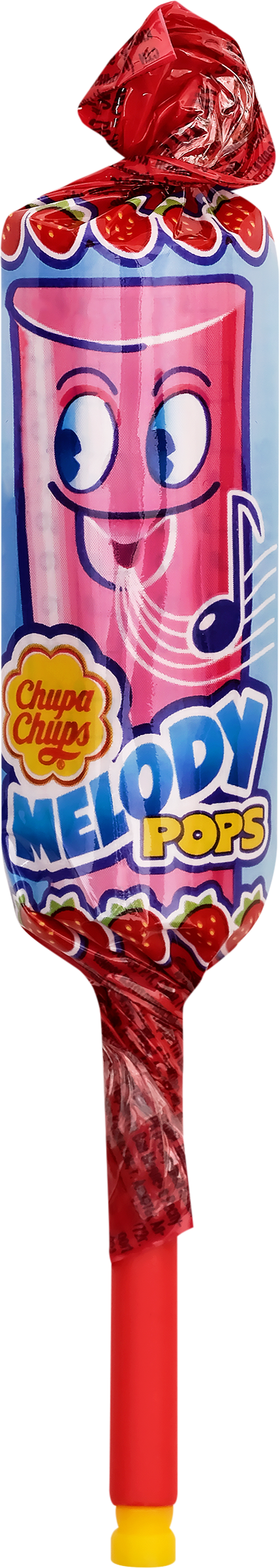 Изображение товара Карамель CHUPA CHUPS Мелоди попс со вкусом клубники, 15г
