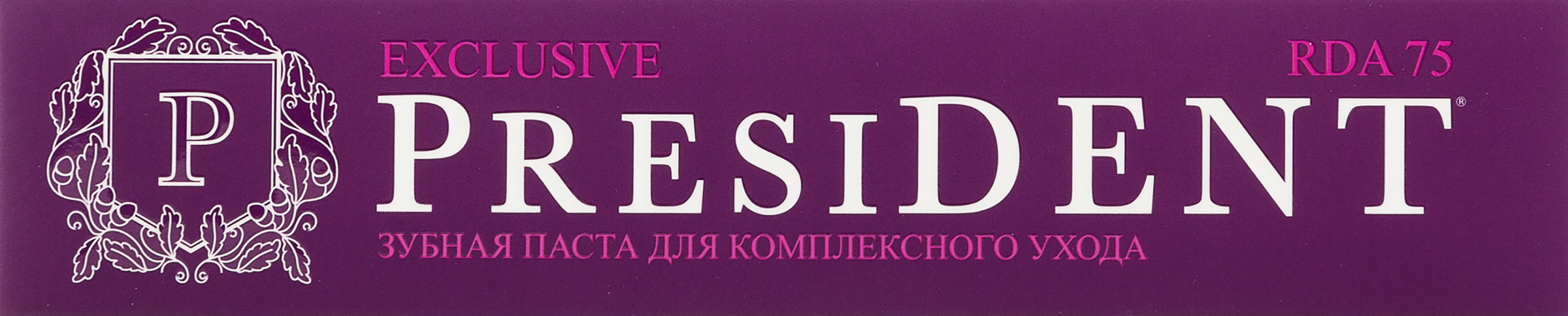 Изображение товара Зубная паста PRESIDENT Exclusive 75мл для защиты и свежести полости рта