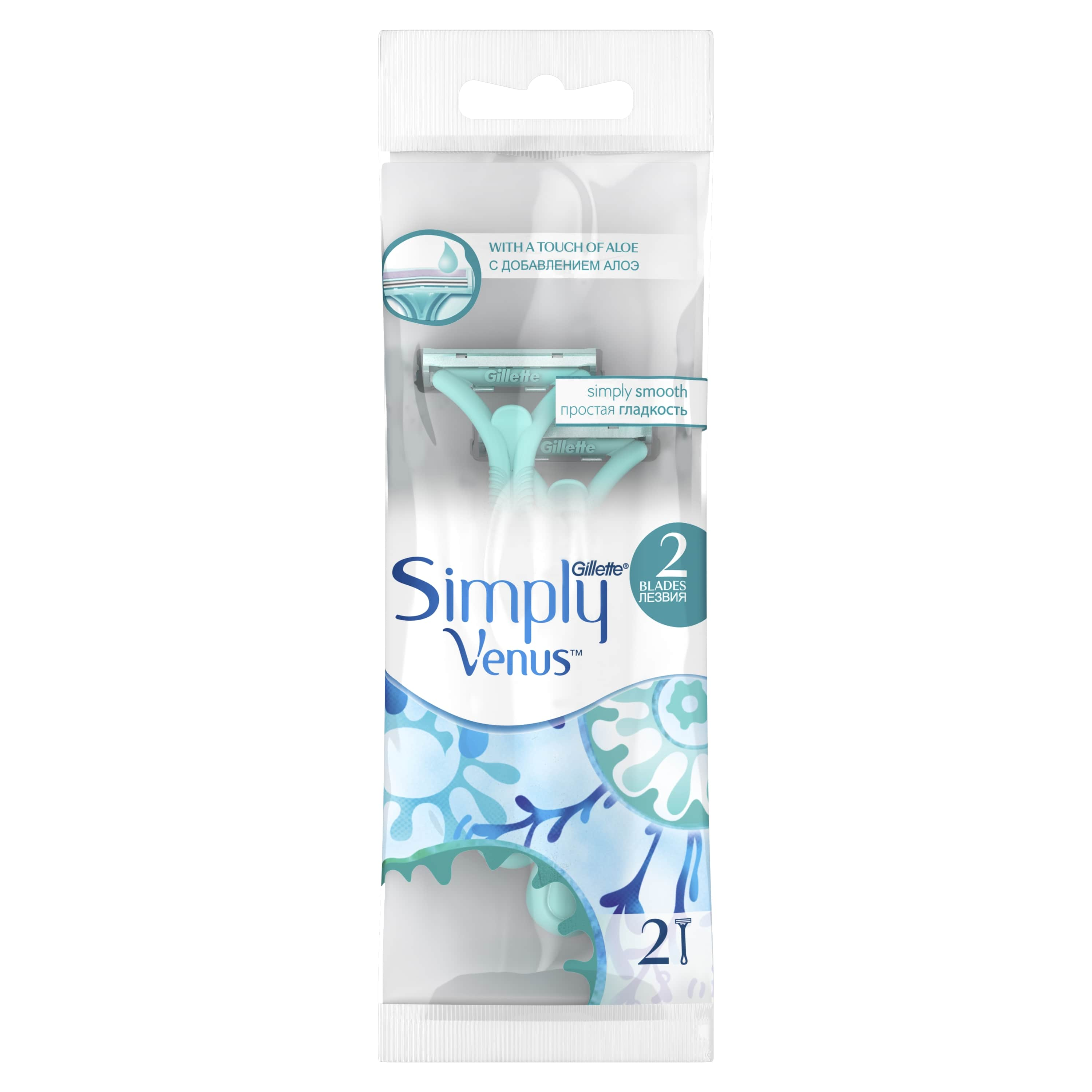 Изображение товара Бритва одноразовая женская GILLETTE Venus Simply, 2шт