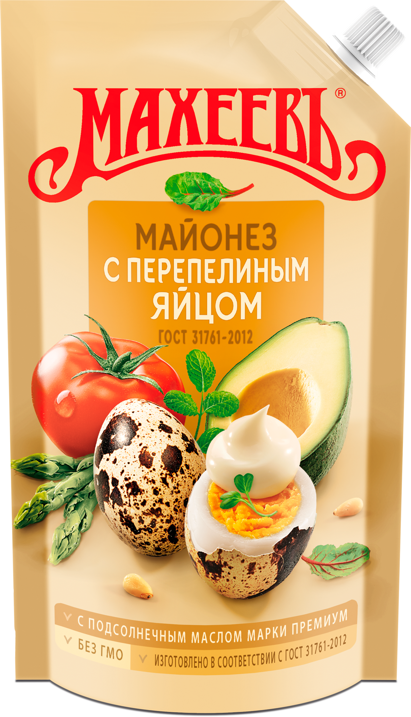 Изображение товара Майонез МАХЕЕВЪ с перепелиным яйцом 67%, 400мл