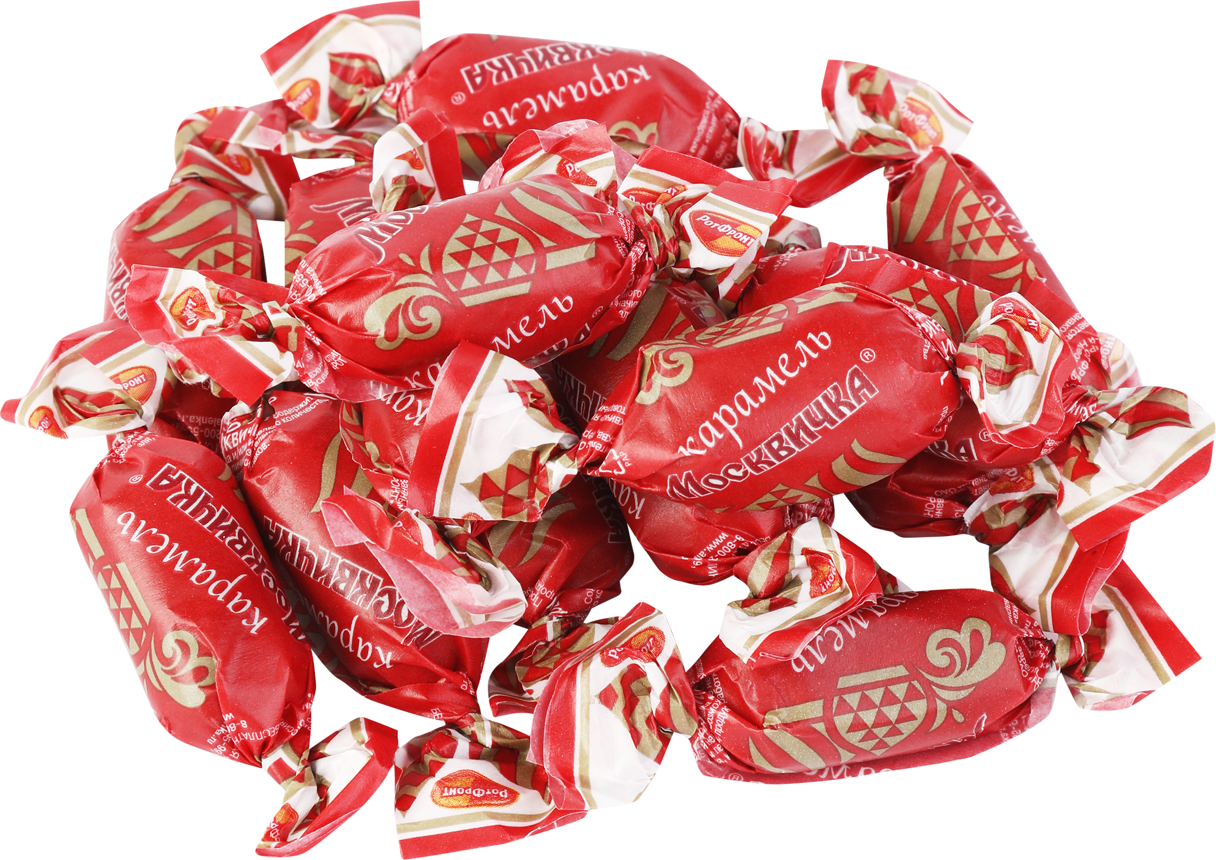 Изображение товара Карамель РОТ ФРОНТ Москвичка весовая шоколадная с помадкой