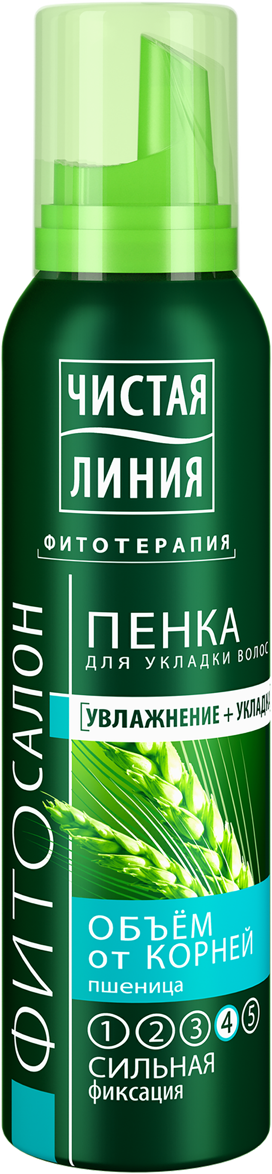 Изображение товара Пенка для укладки волос ЧИСТАЯ ЛИНИЯ Объем от корней, 150мл