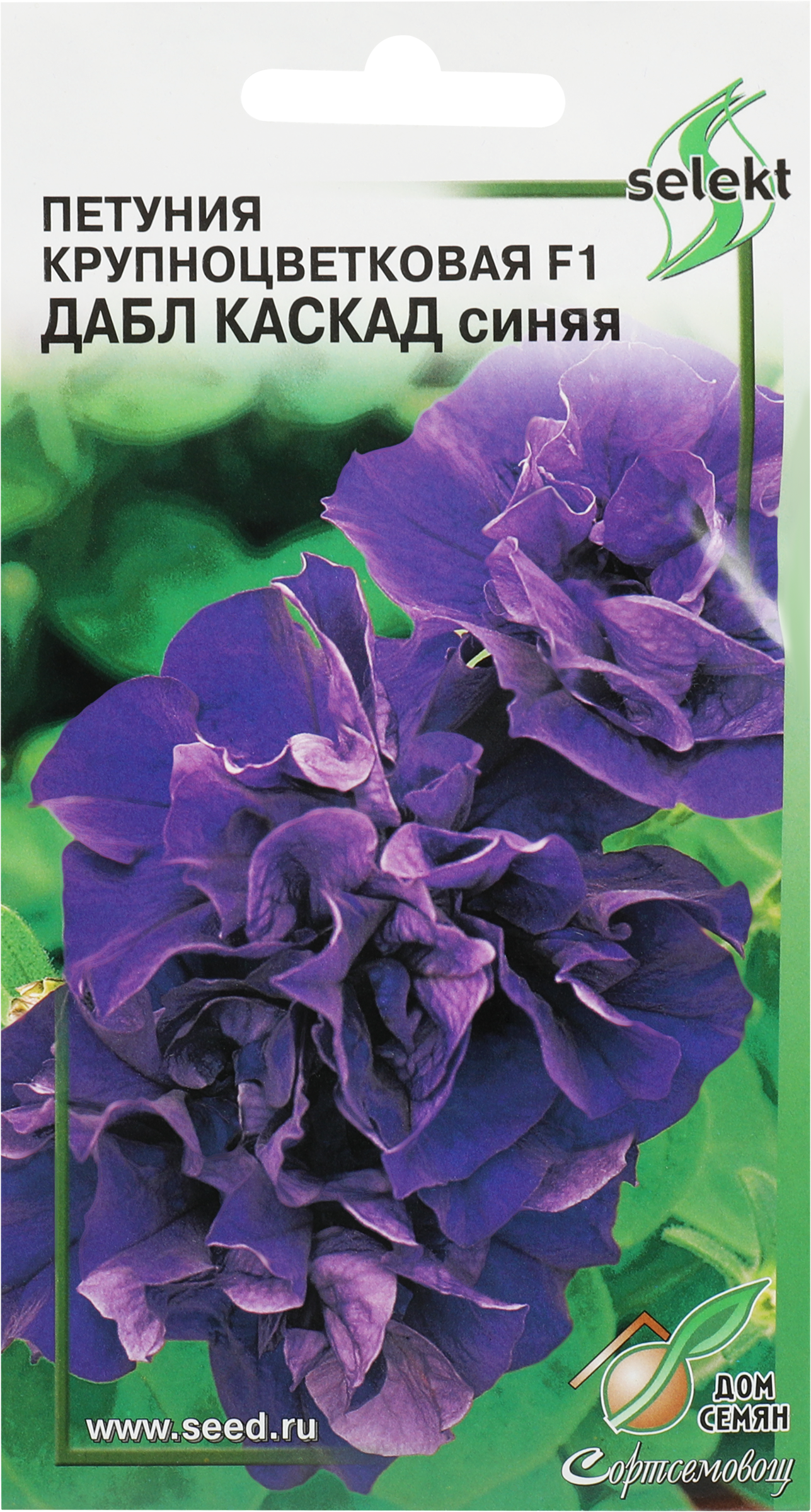 Изображение товара Семена микс ДОМ СЕМЯН Петуния крупноцветковая Валентина и Дабл Каскад, 0,1г